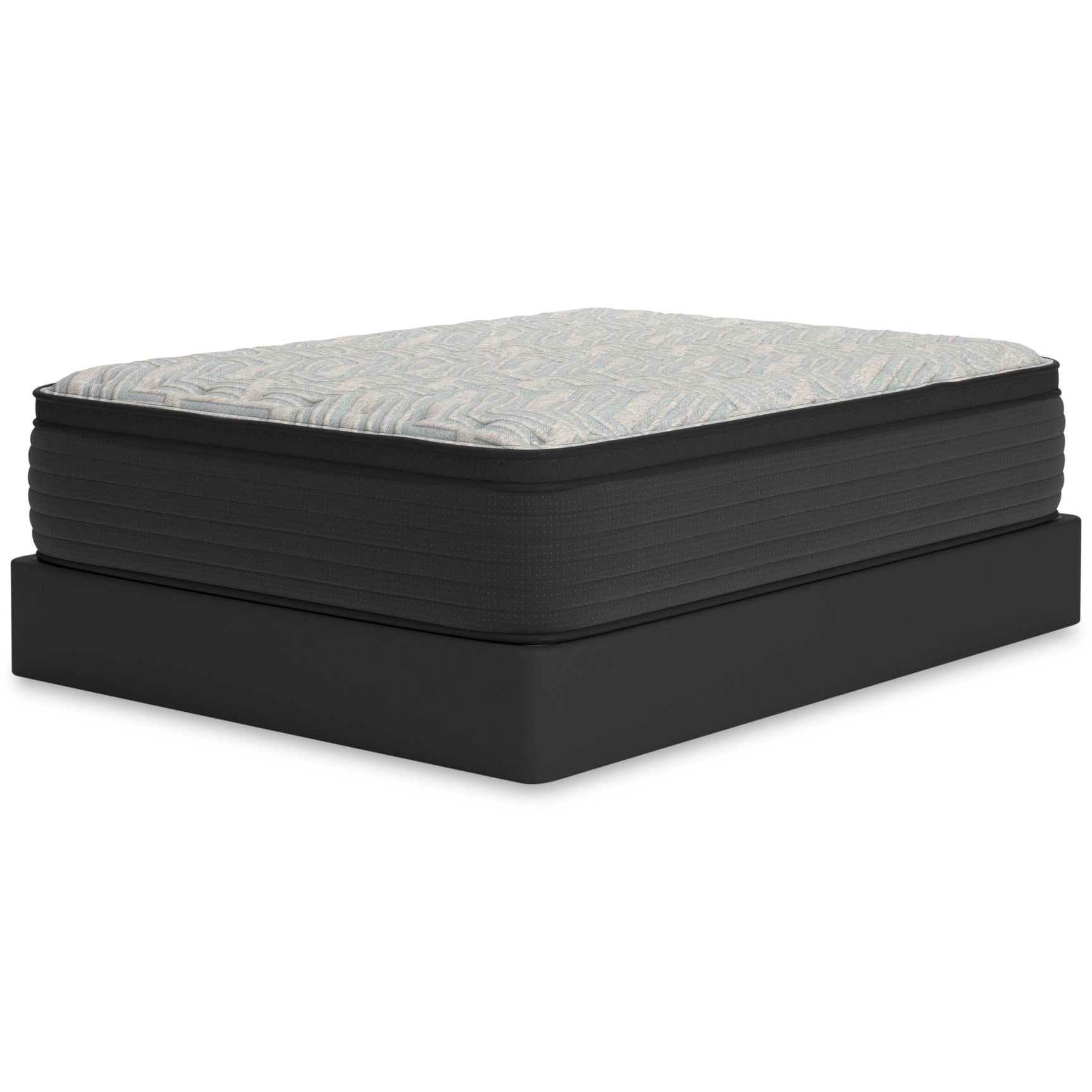 Palisades Gray/Blue Ultra Plush Memory Foam Mattress - Ornate Home