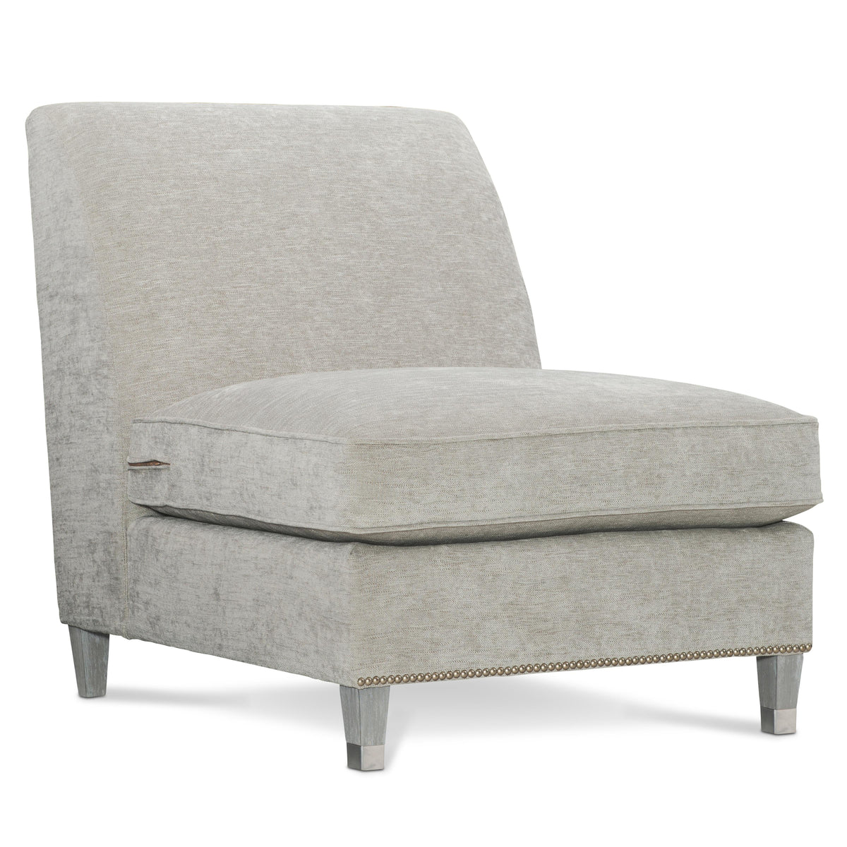 Palisades Greige Armless Chair - Ornate Home