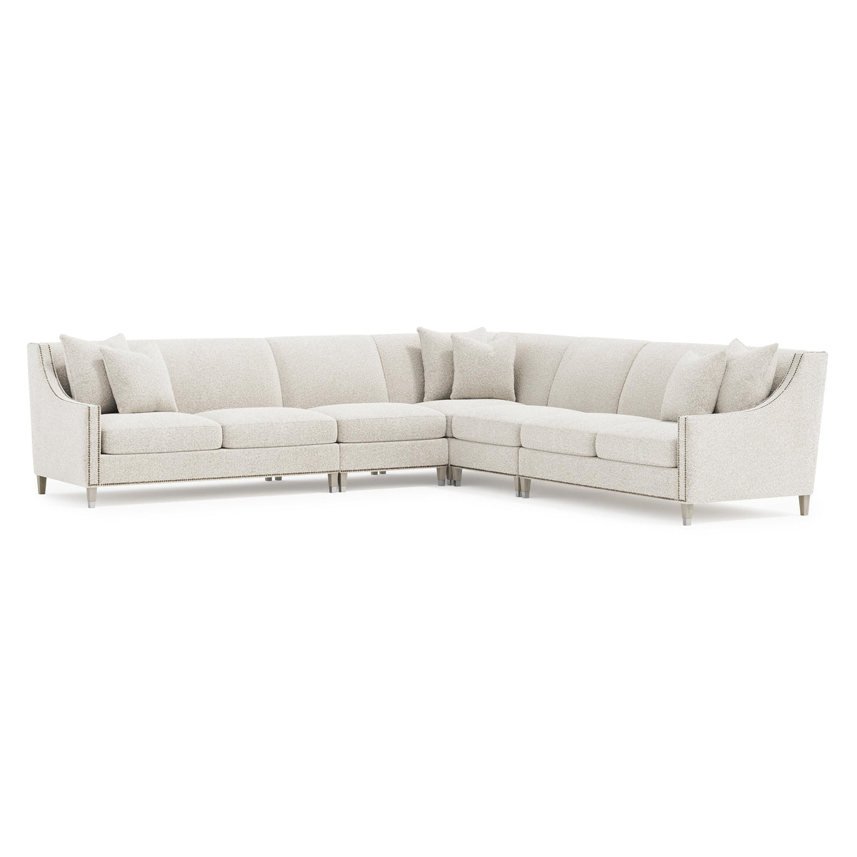 Palisades Greige Sectional - Ornate Home