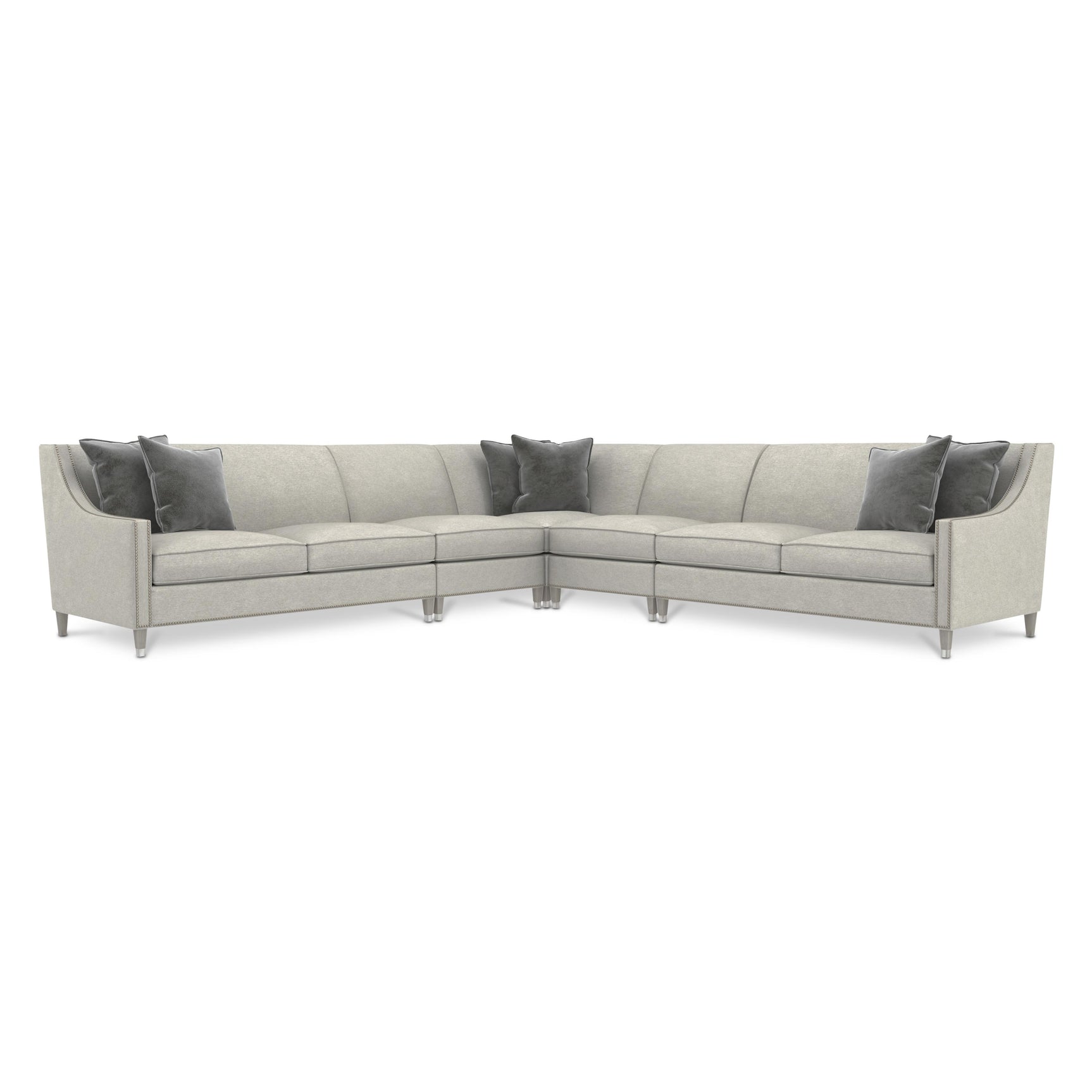 Palisades Greige Sectional - Ornate Home