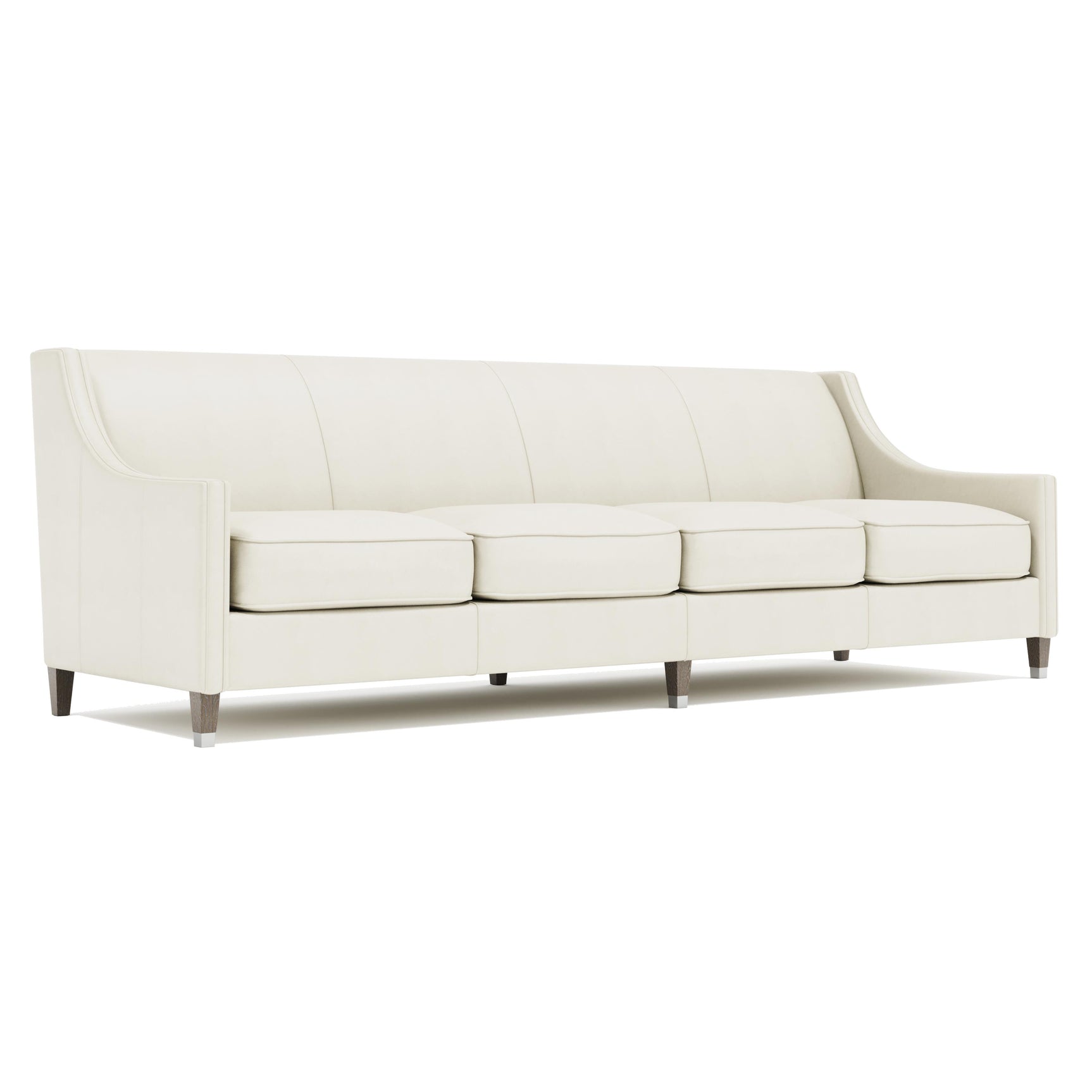 Palisades Ivory Sofa Without Pillows & Nails - Ornate Home