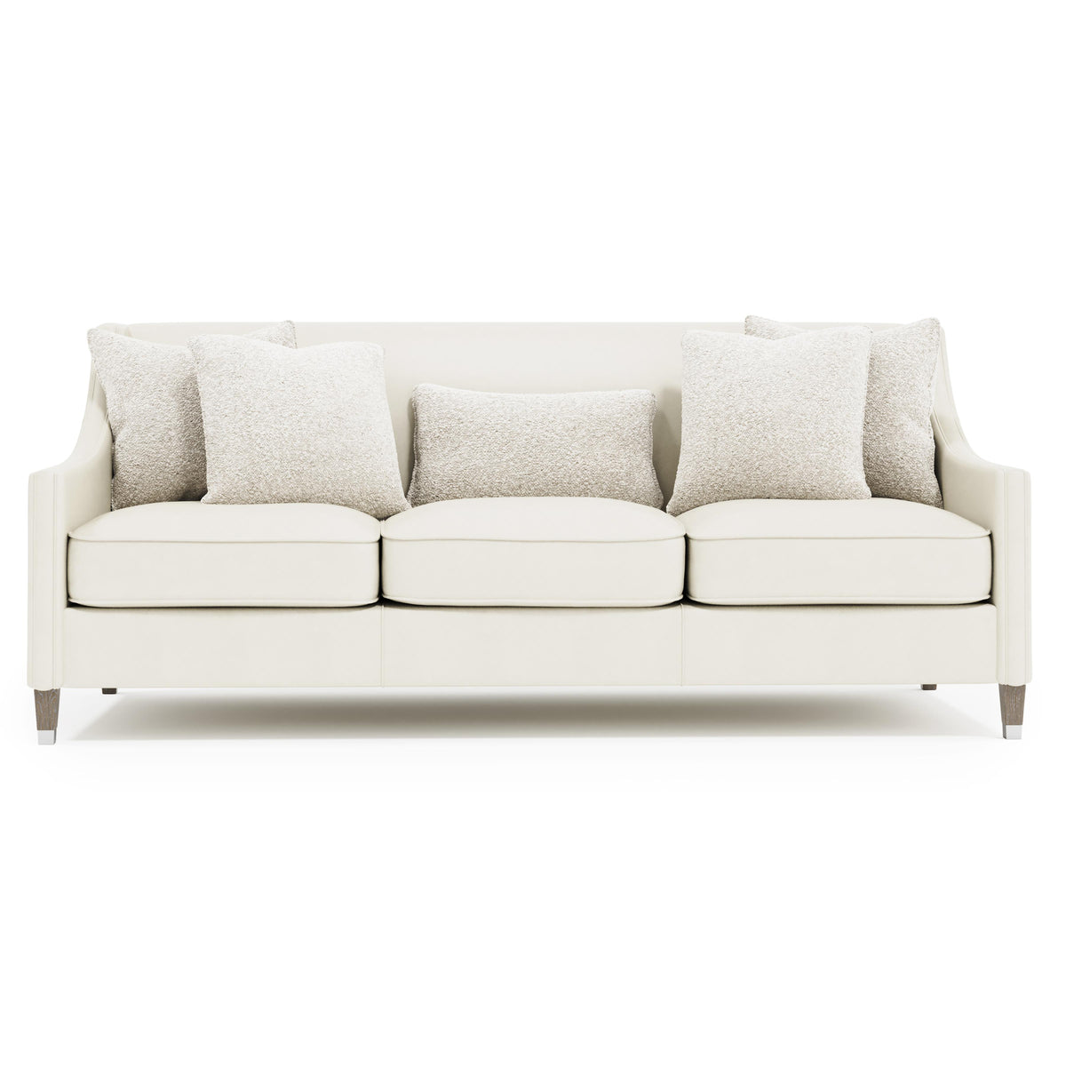 Palisades Mocha Sofa Without Nails - Ornate Home