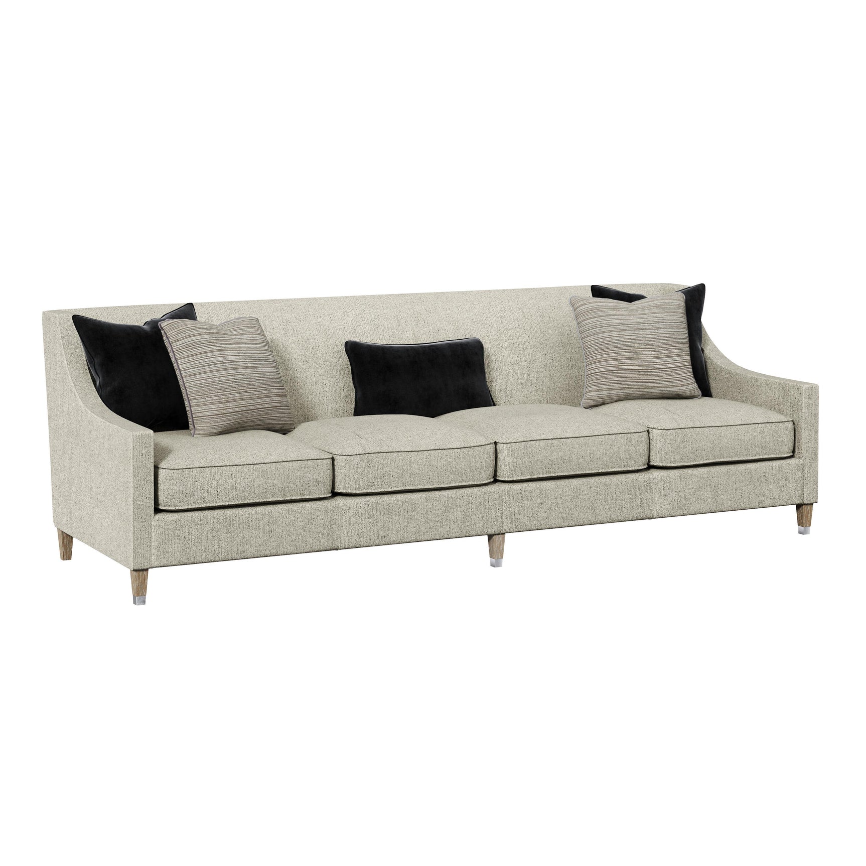 Palisades Mocha Sofa Without Nails - Ornate Home