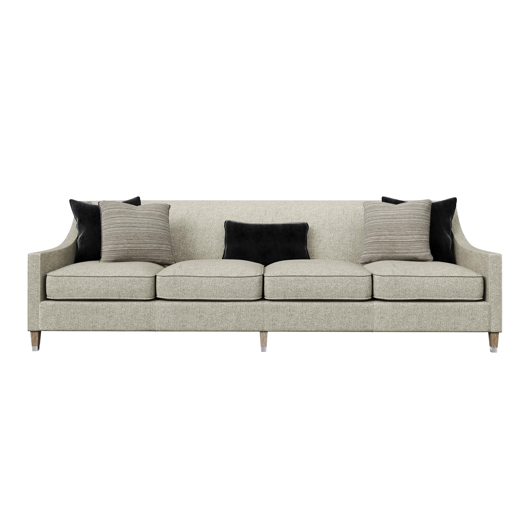 Palisades Mocha Sofa Without Nails - Ornate Home