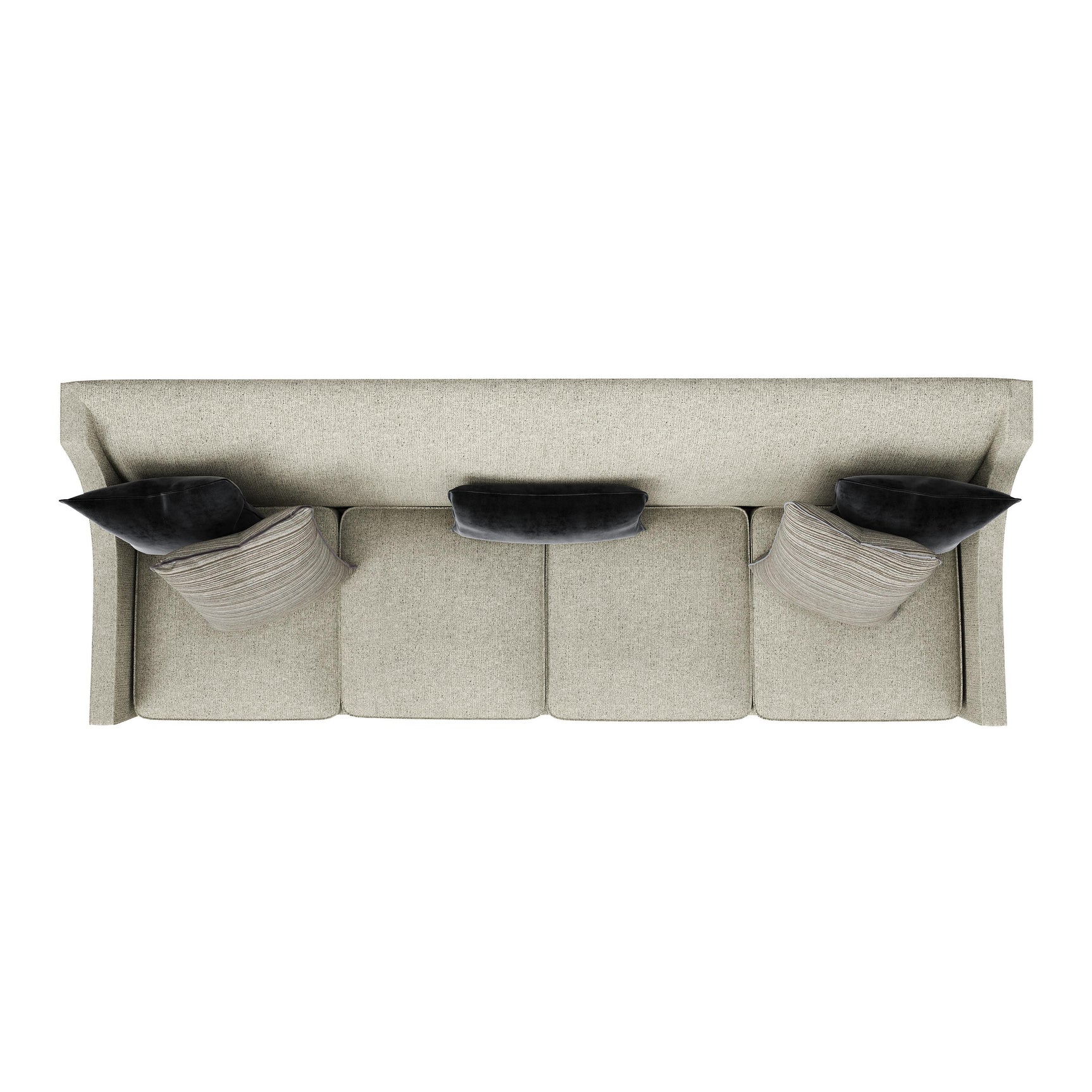 Palisades Mocha Sofa Without Nails - Ornate Home