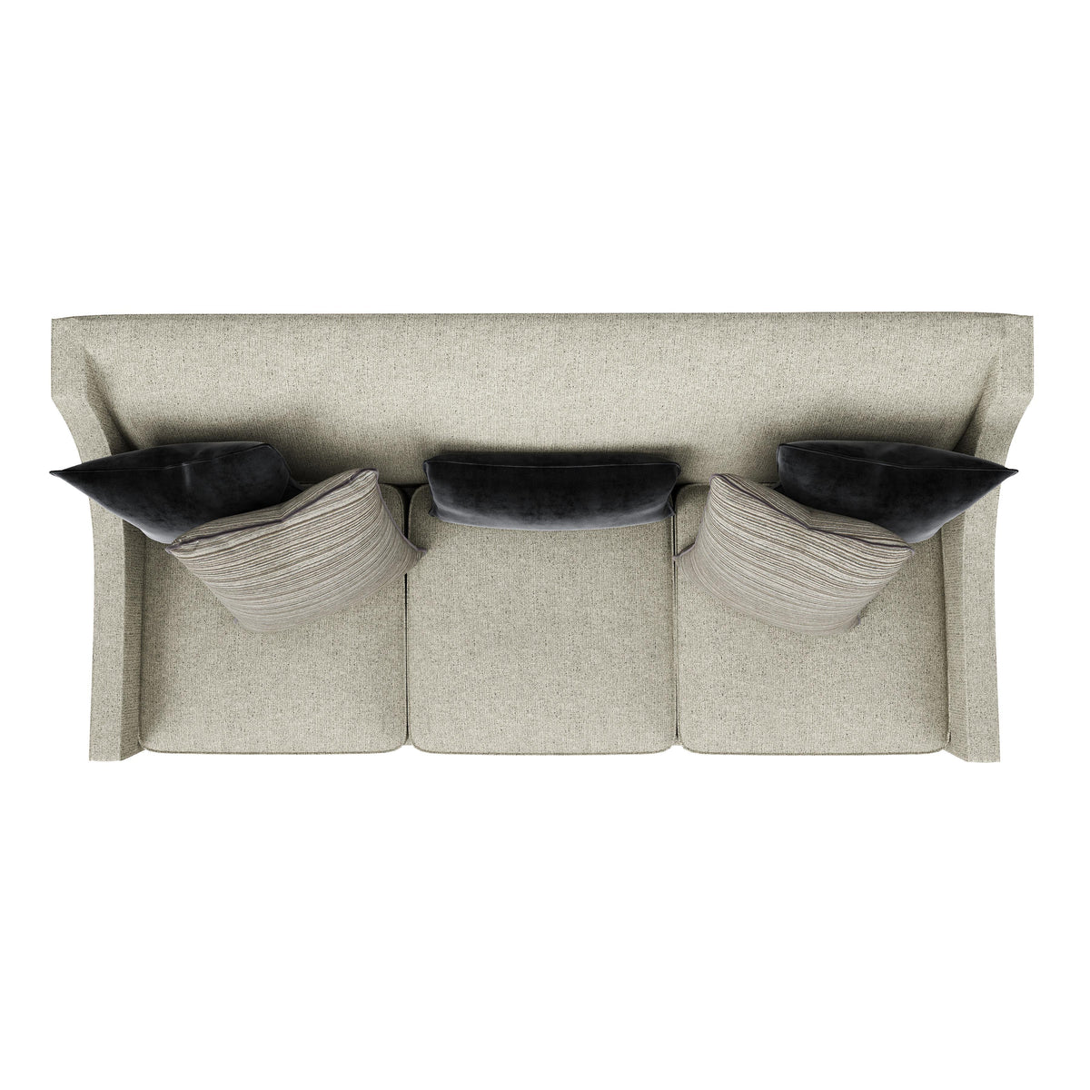 Palisades Mocha Sofa Without Nails - Ornate Home