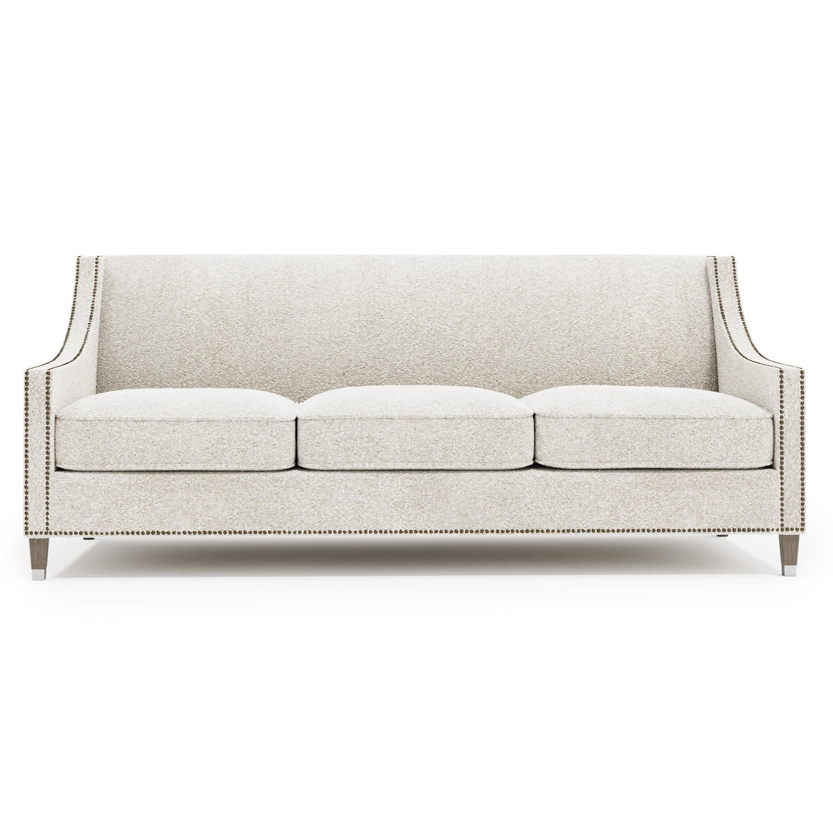Palisades Mocha Sofa Without Pillows - Ornate Home