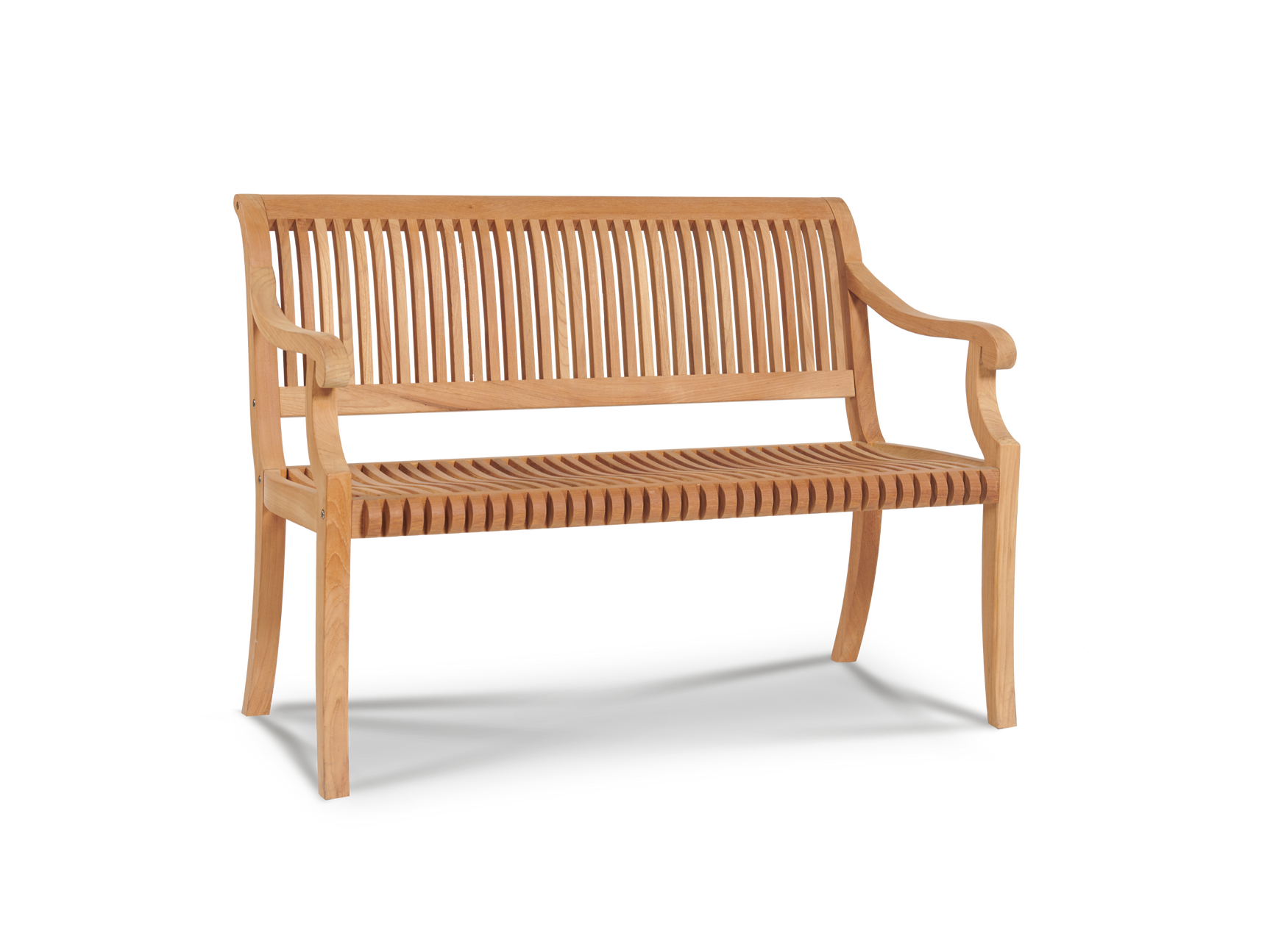 Palm 2-Person Teak Outdoor Bench - Ornate Home