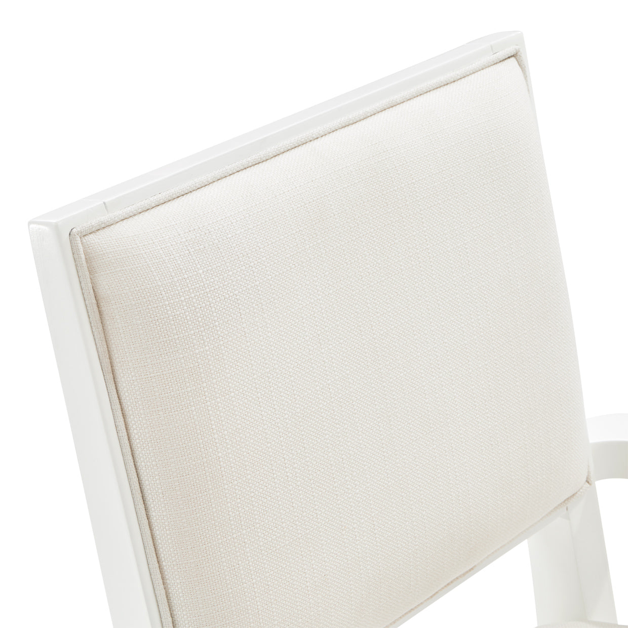 Palm Gate Cloud White/Cream Arm Chair (Set of 2) - Ornate Home