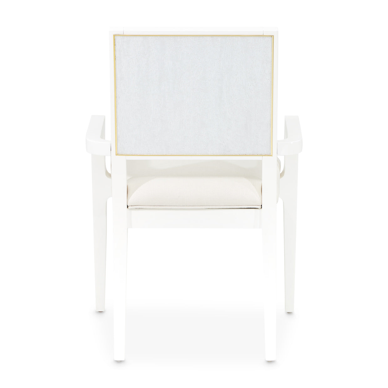 Palm Gate Cloud White/Cream Arm Chair (Set of 2) - Ornate Home