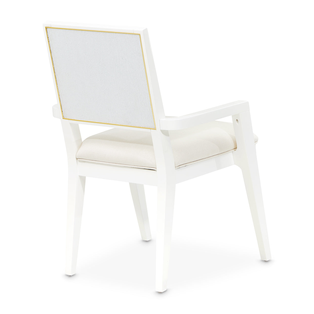 Palm Gate Cloud White/Cream Arm Chair (Set of 2) - Ornate Home