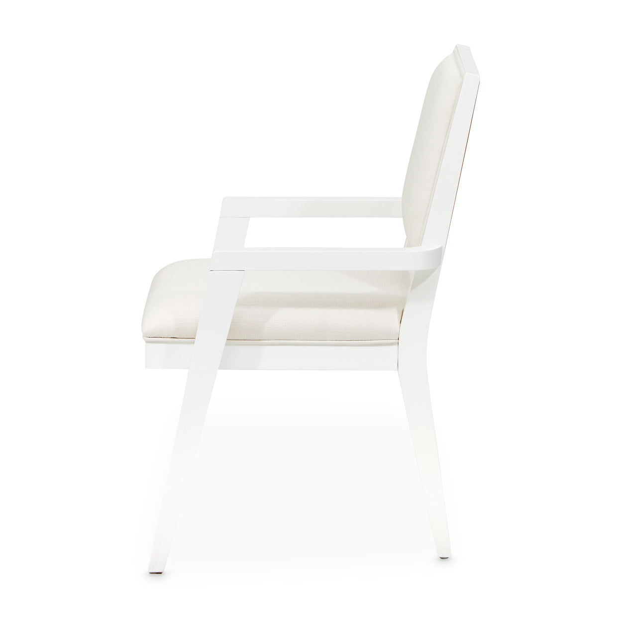 Palm Gate Cloud White/Cream Arm Chair (Set of 2) - Ornate Home