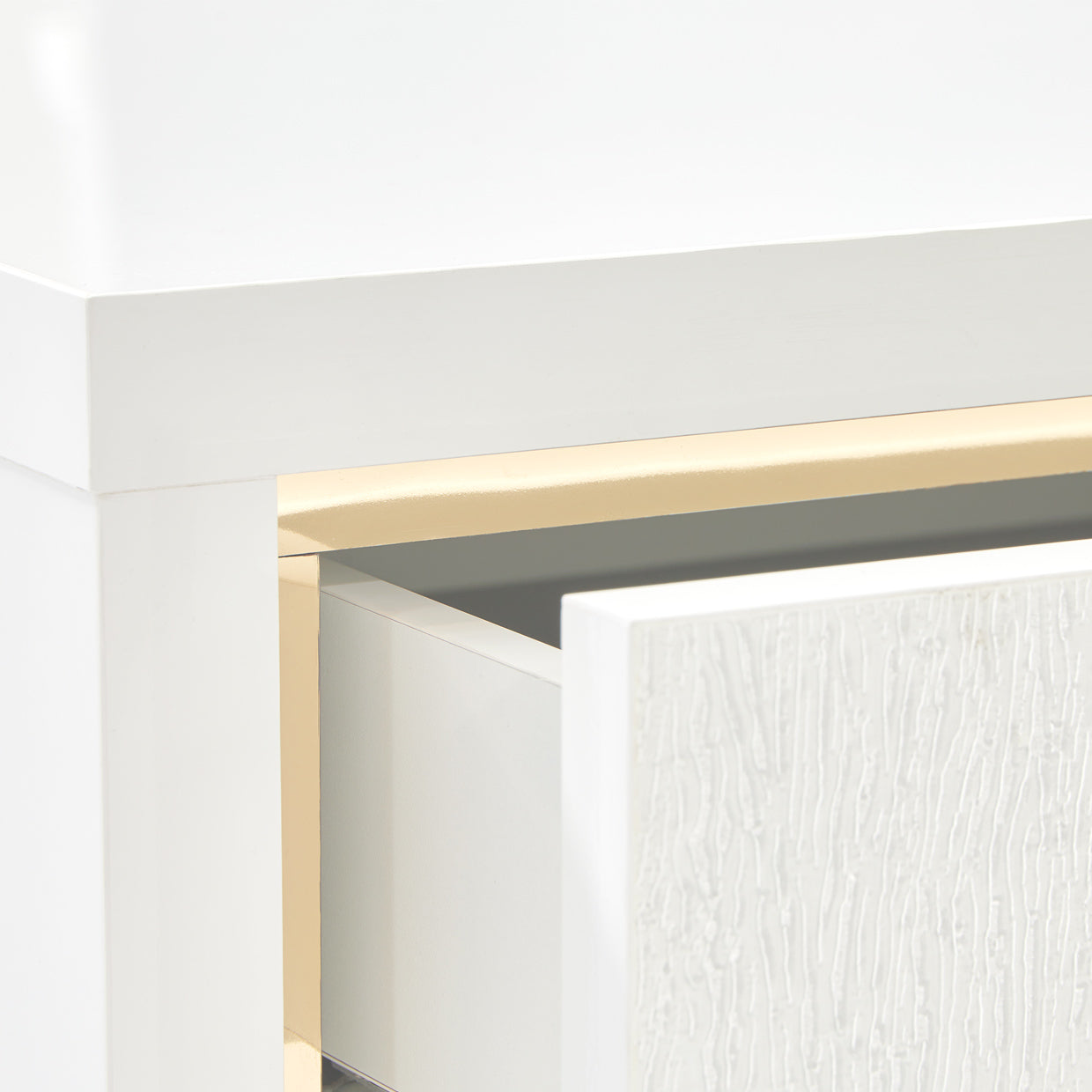 Palm Gate Cloud White Media Cabinet - Ornate Home
