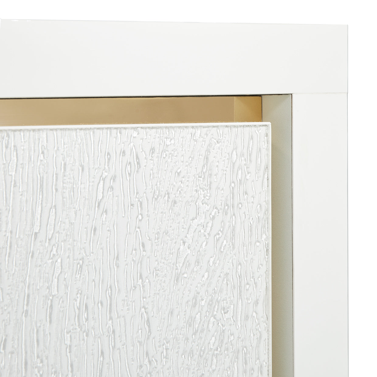 Palm Gate Cloud White Nightstand - Ornate Home