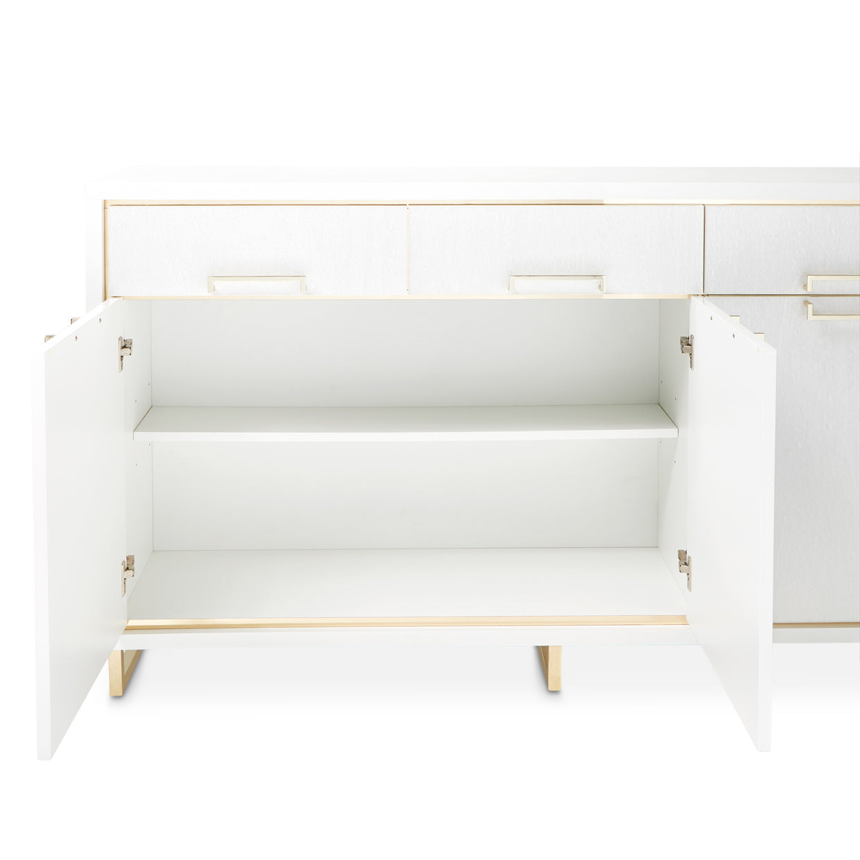 Palm Gate Cloud White Sideboard - Ornate Home
