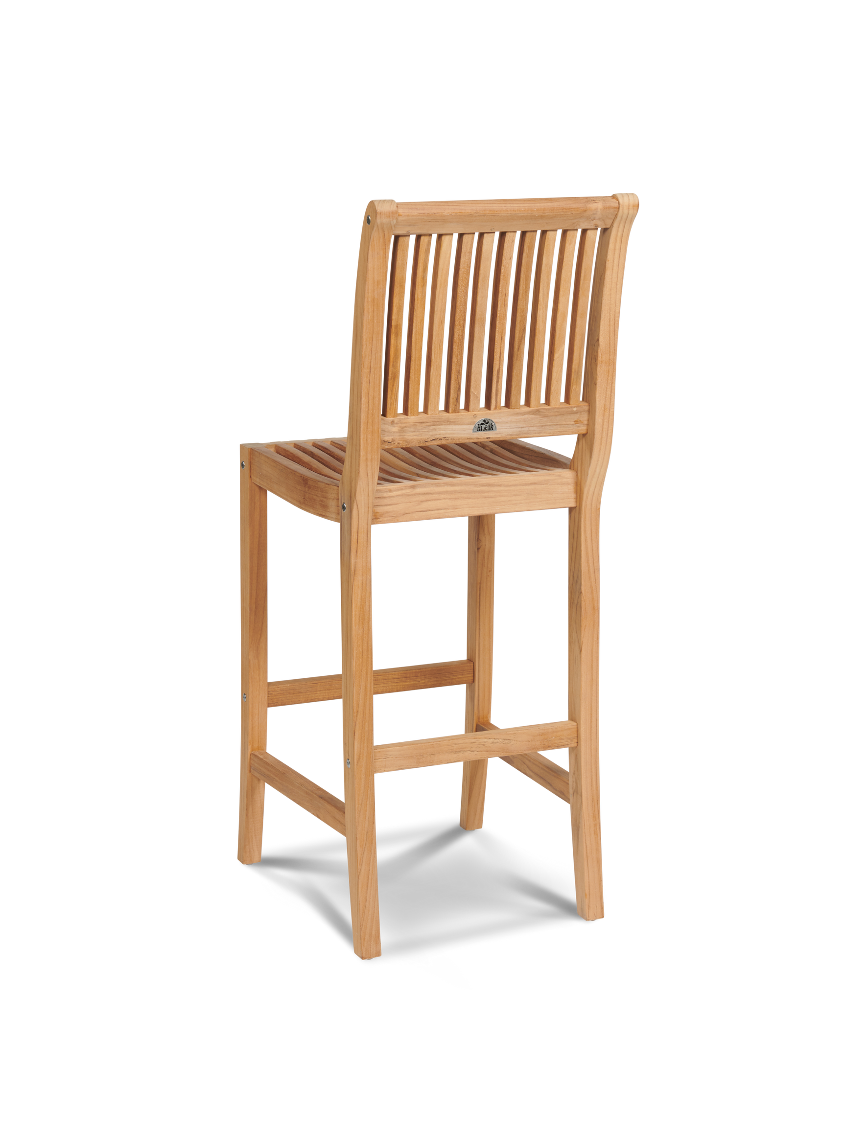 Palm Teak Outdoor Bar Height Dining Chair - Ornate Home