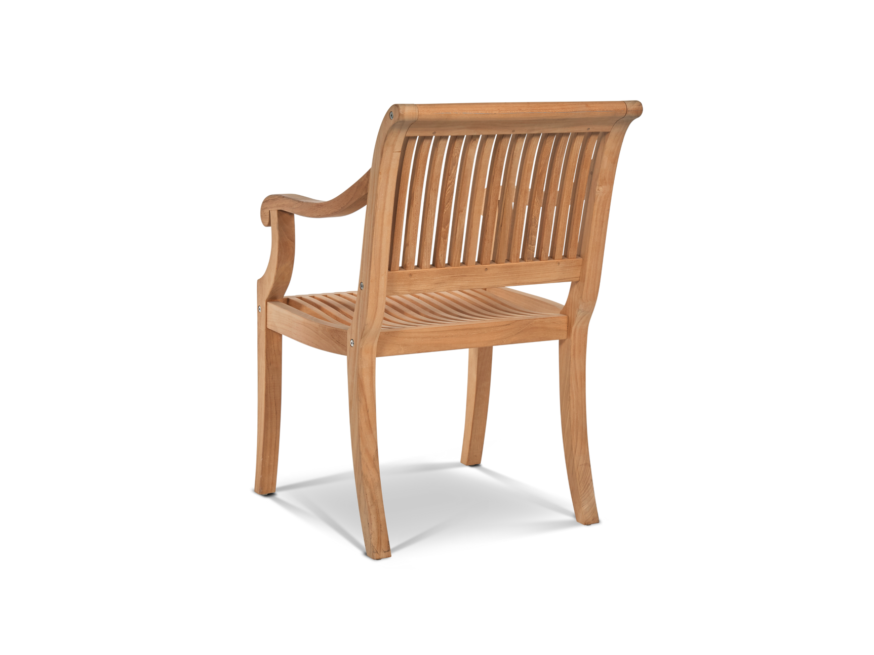 Palm Teak Outdoor Dining Armchair - Ornate Home