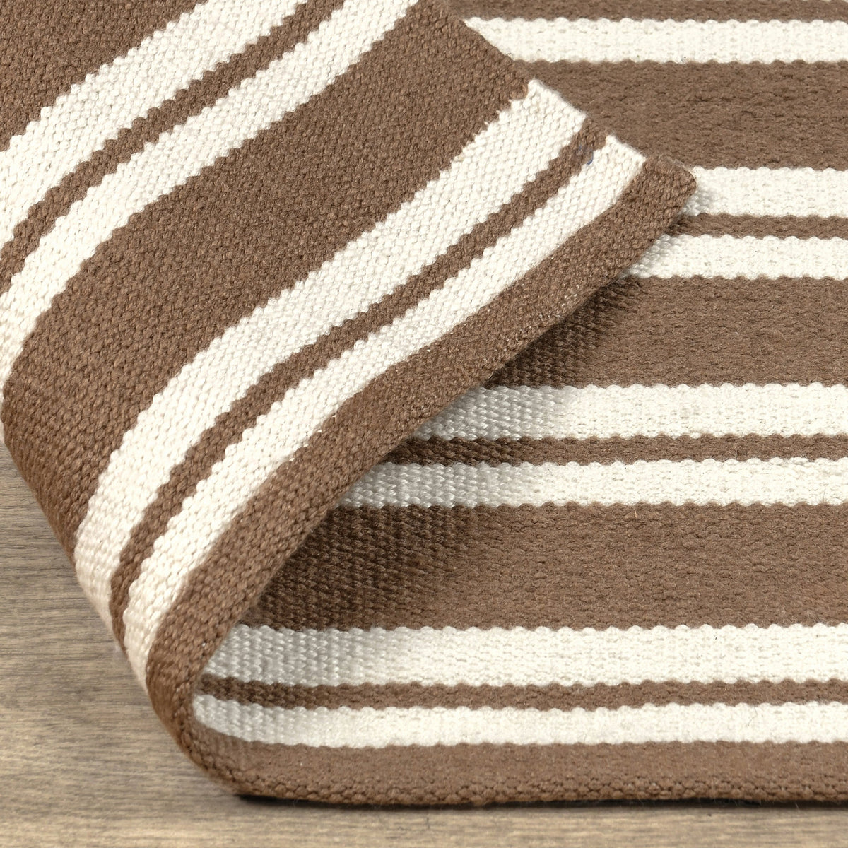 Palma Coconut Brown/Ivory 8'x10' Performance Rug