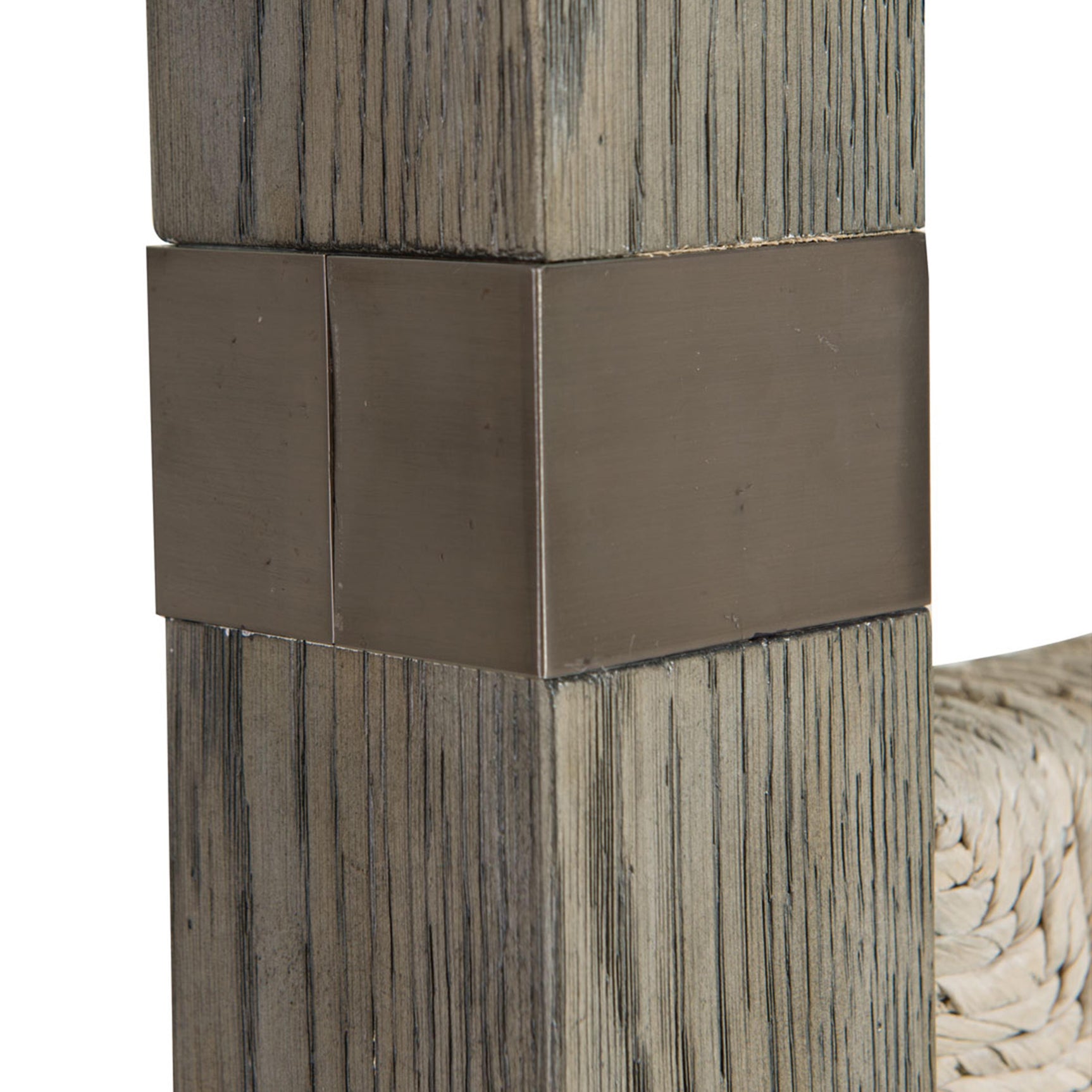 Palma Rustic Grey/Light grey Canopy King Bed - Ornate Home