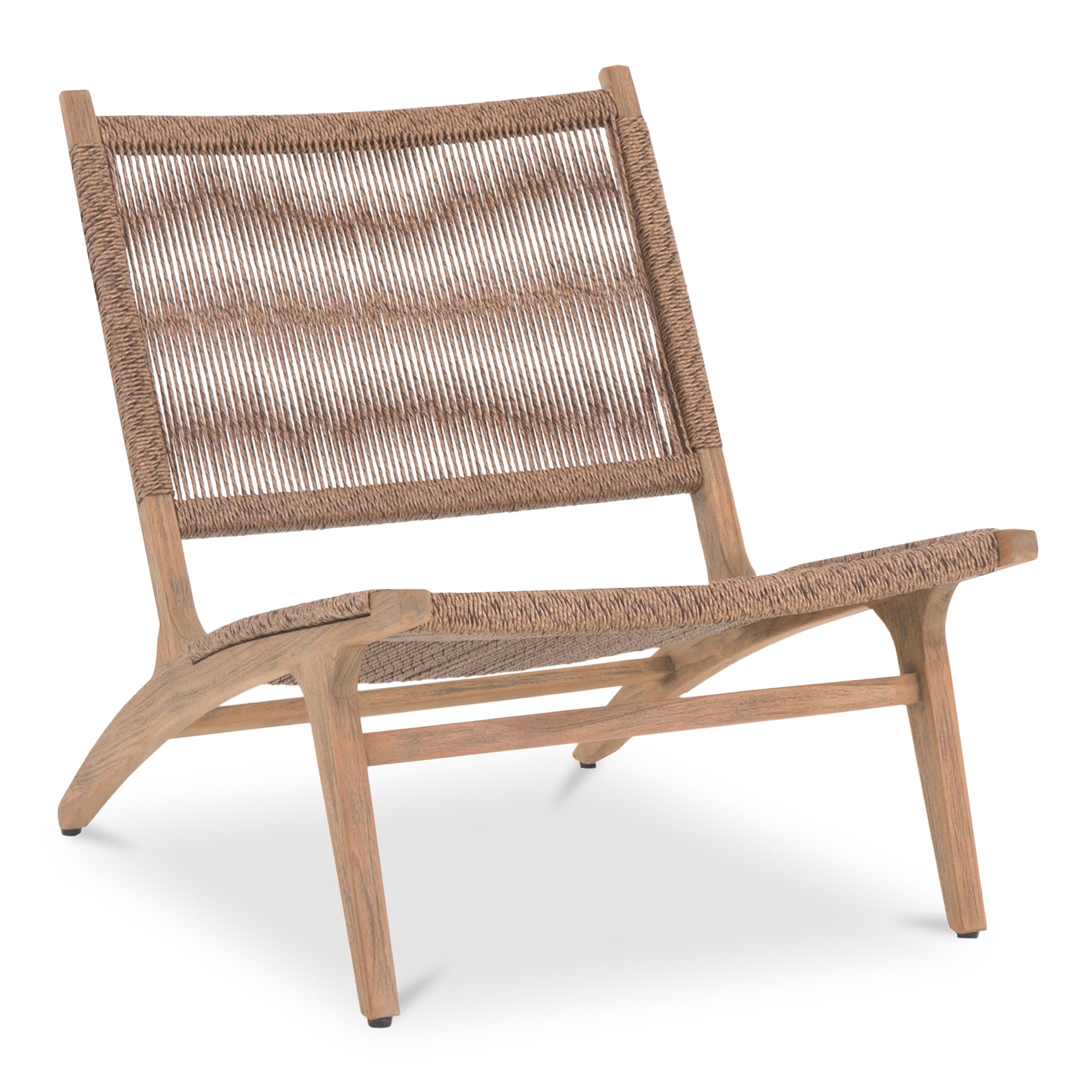 Palma Warm Brown Outdoor Lounge Chair - Ornate Home