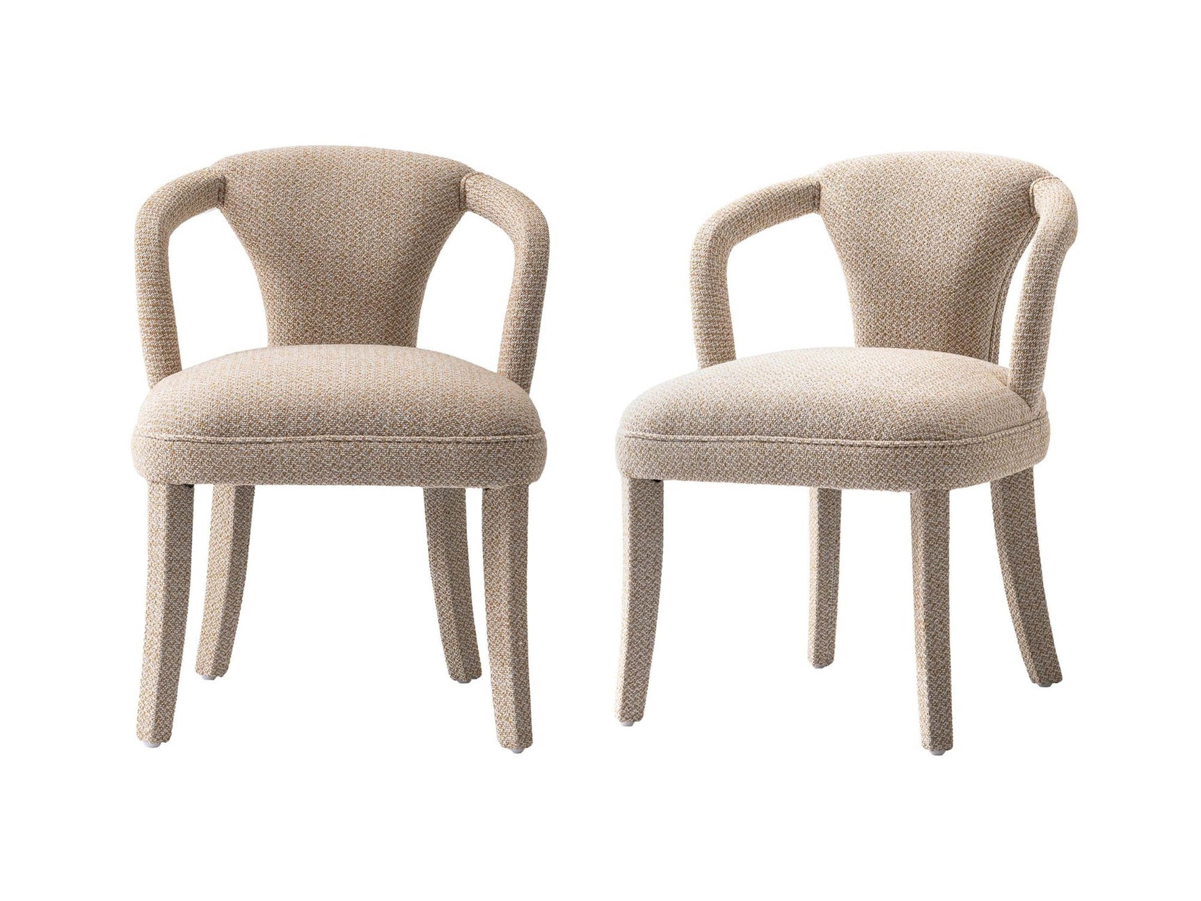 Palmer Dining Armchair in Gold Dust (set of 2) - Ornate Home