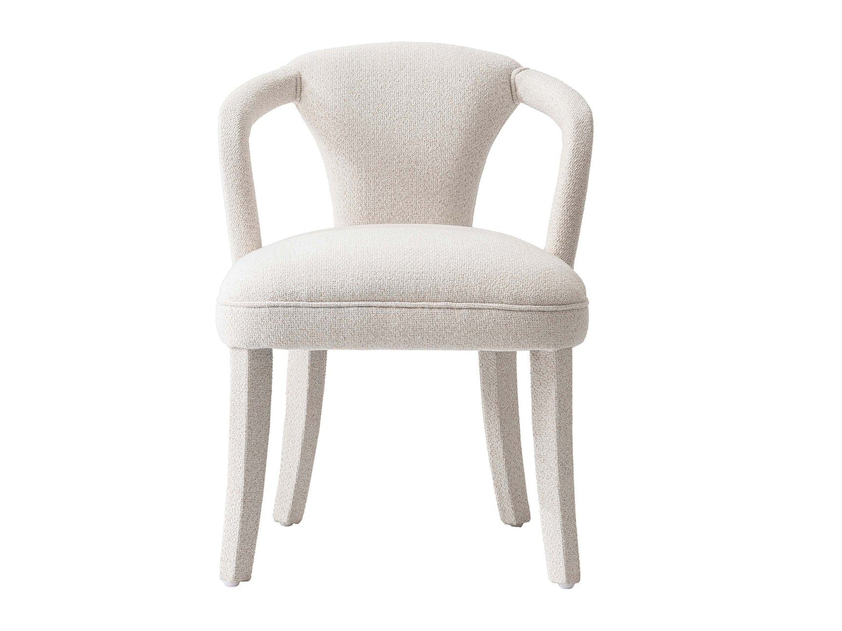 Palmer Dining Armchair in Ivory - Ornate Home
