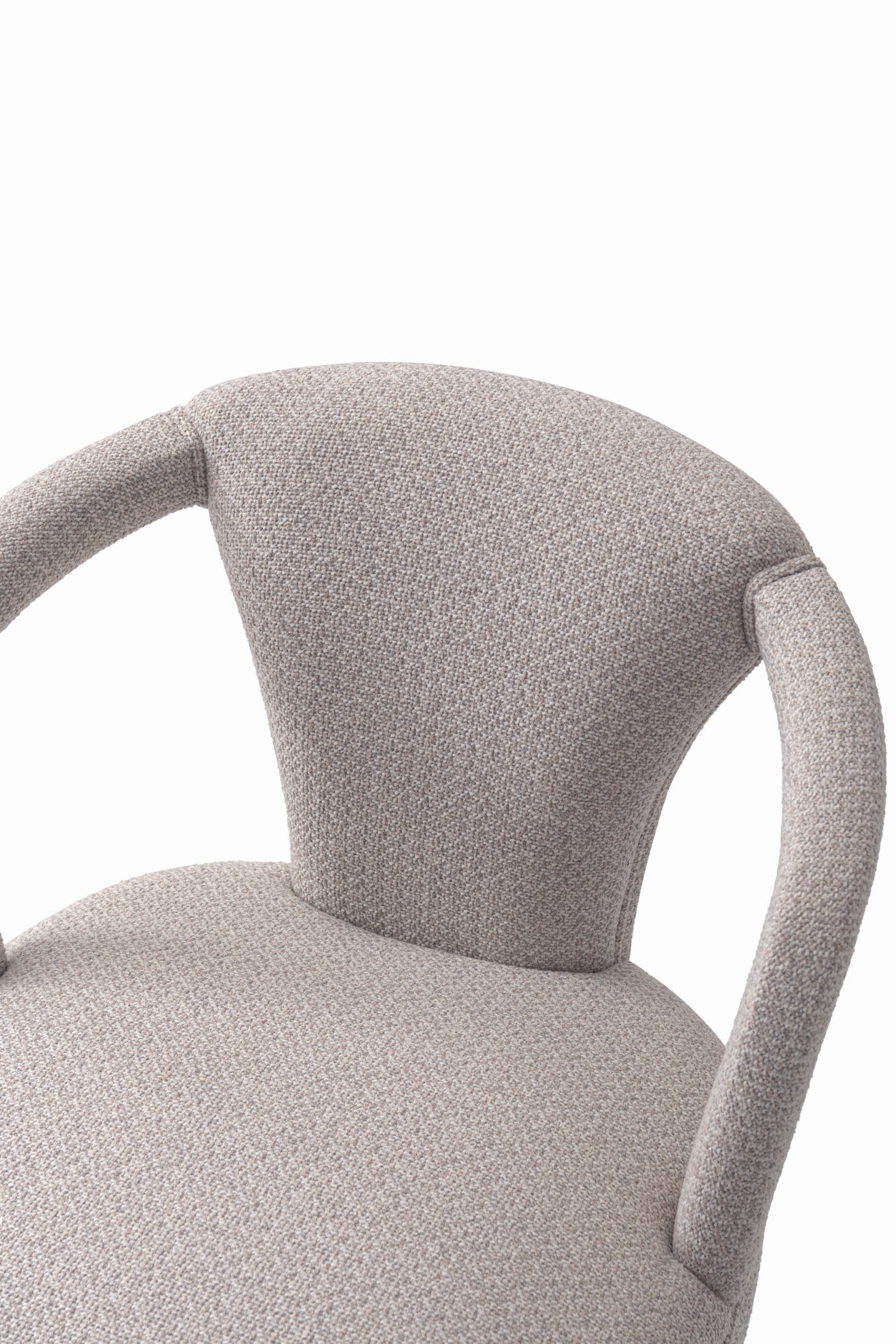 Palmer Dining Armchair in Silver Lining - Ornate Home