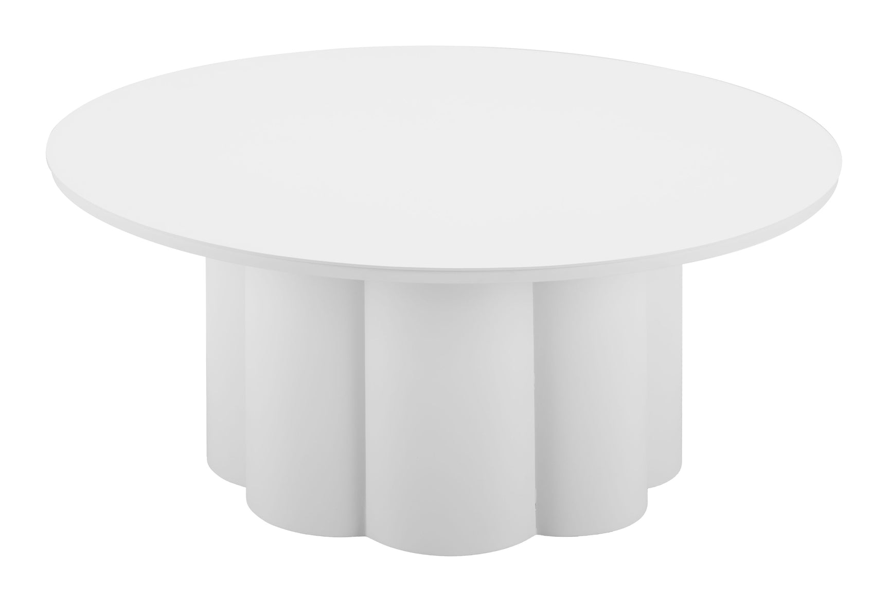 Palmier White Coffee Table - Ornate Home