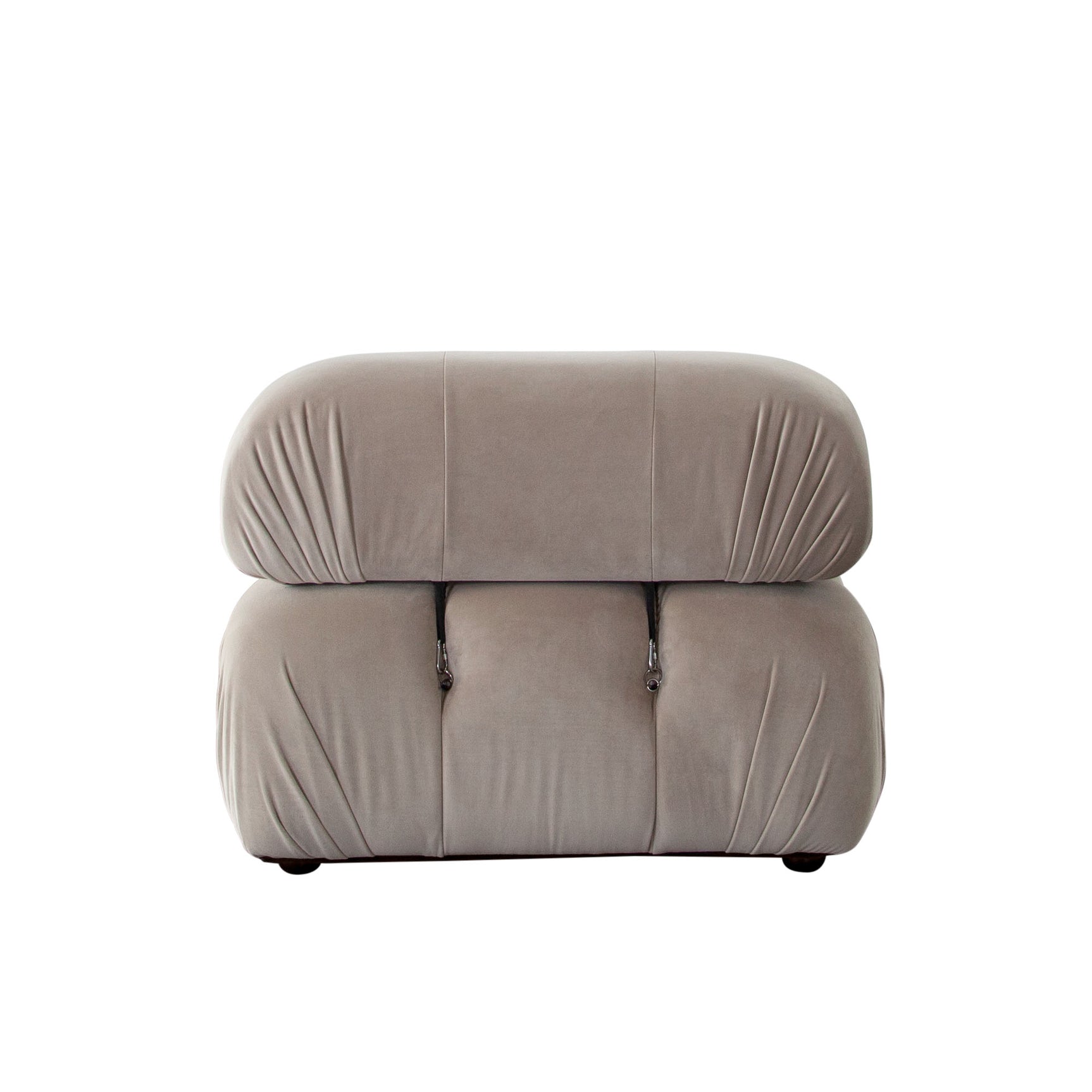 Paloma Mink Tan Velvet Modular Sectional / 4-piece - Ornate Home