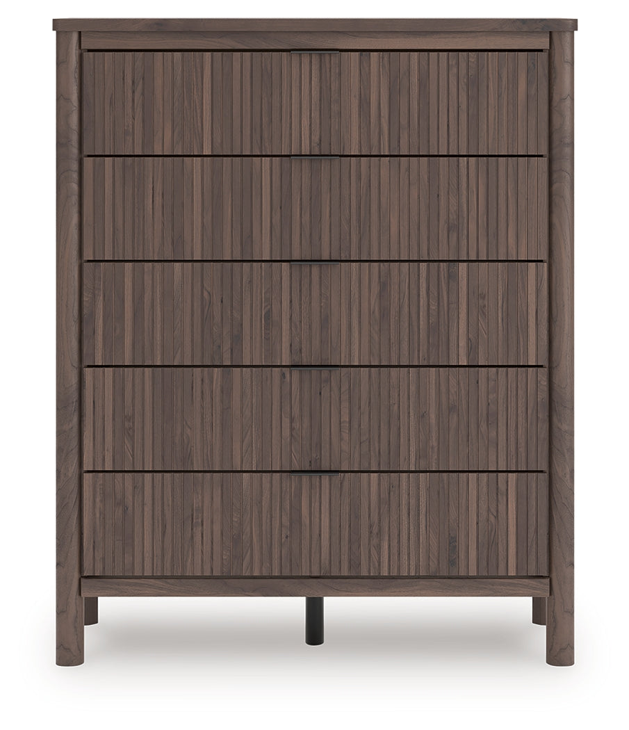 Pamytta Brown Five Drawer Wide Chest (Online Special Price) - Ornate Home