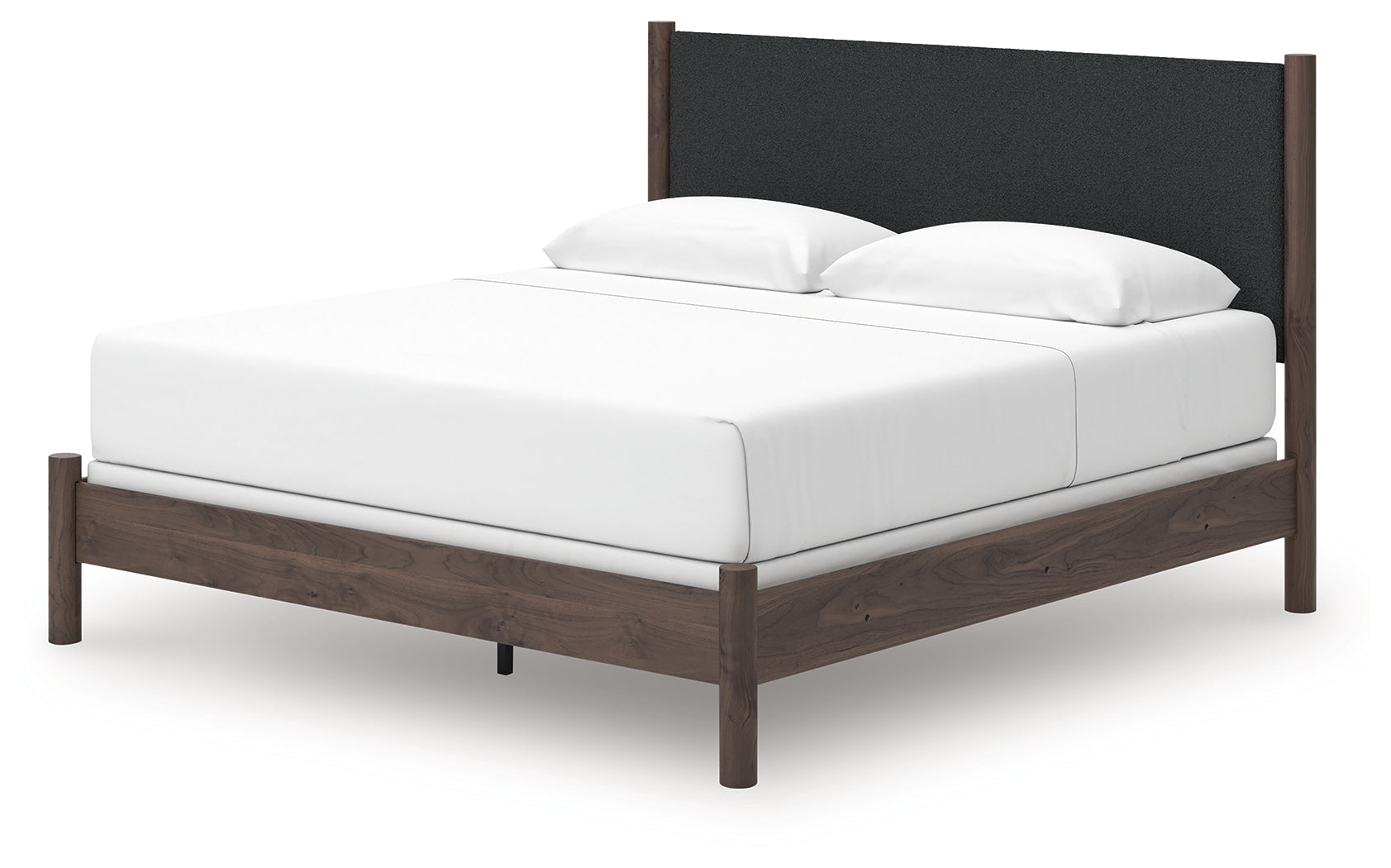 Pamytta Brown King Upholstered Panel Bed (Online Special Price) - Ornate Home