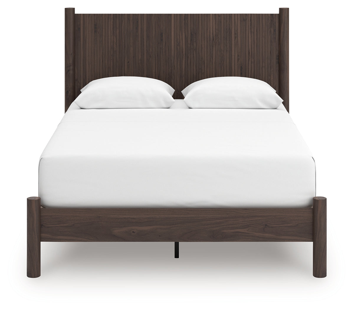 Pamytta Brown Queen Panel Platform Bed (Online Special Price) - Ornate Home