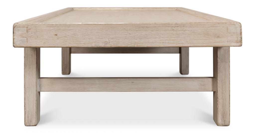 Panel Heritage Grey Large Wood Panel Coffee Table - Ornate Home