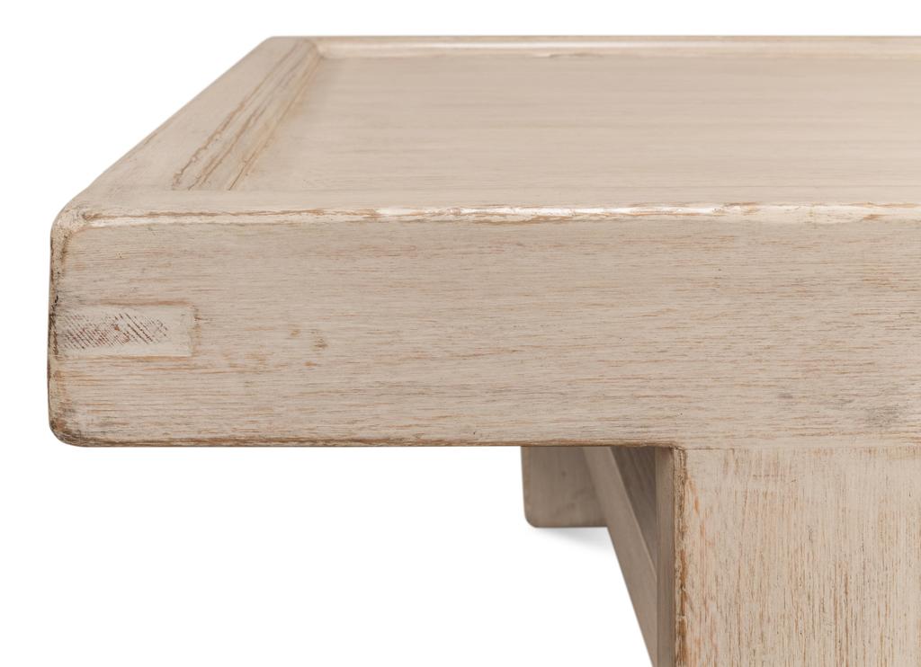 Panel Heritage Grey Large Wood Panel Coffee Table - Ornate Home