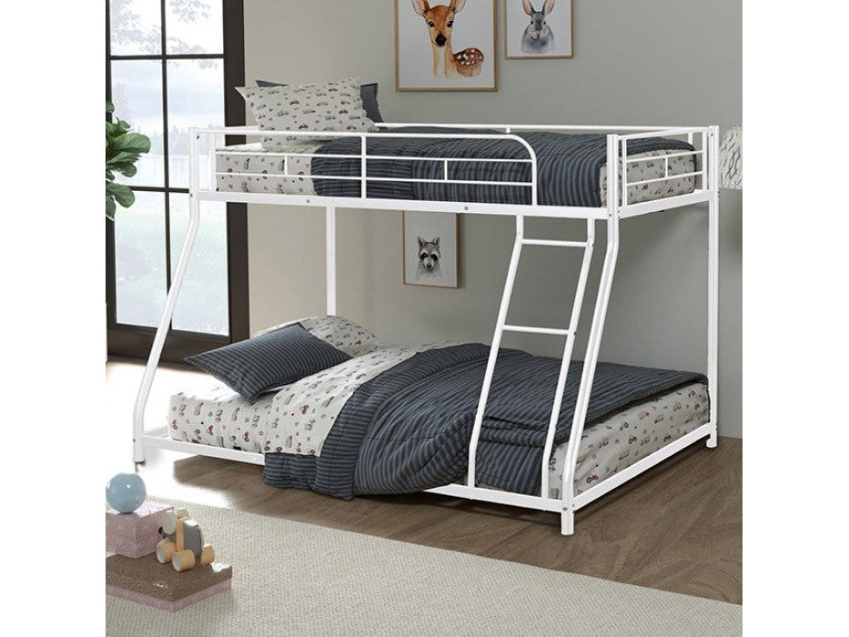 Panos White Twin/Twin Bunk Bed - Ornate Home