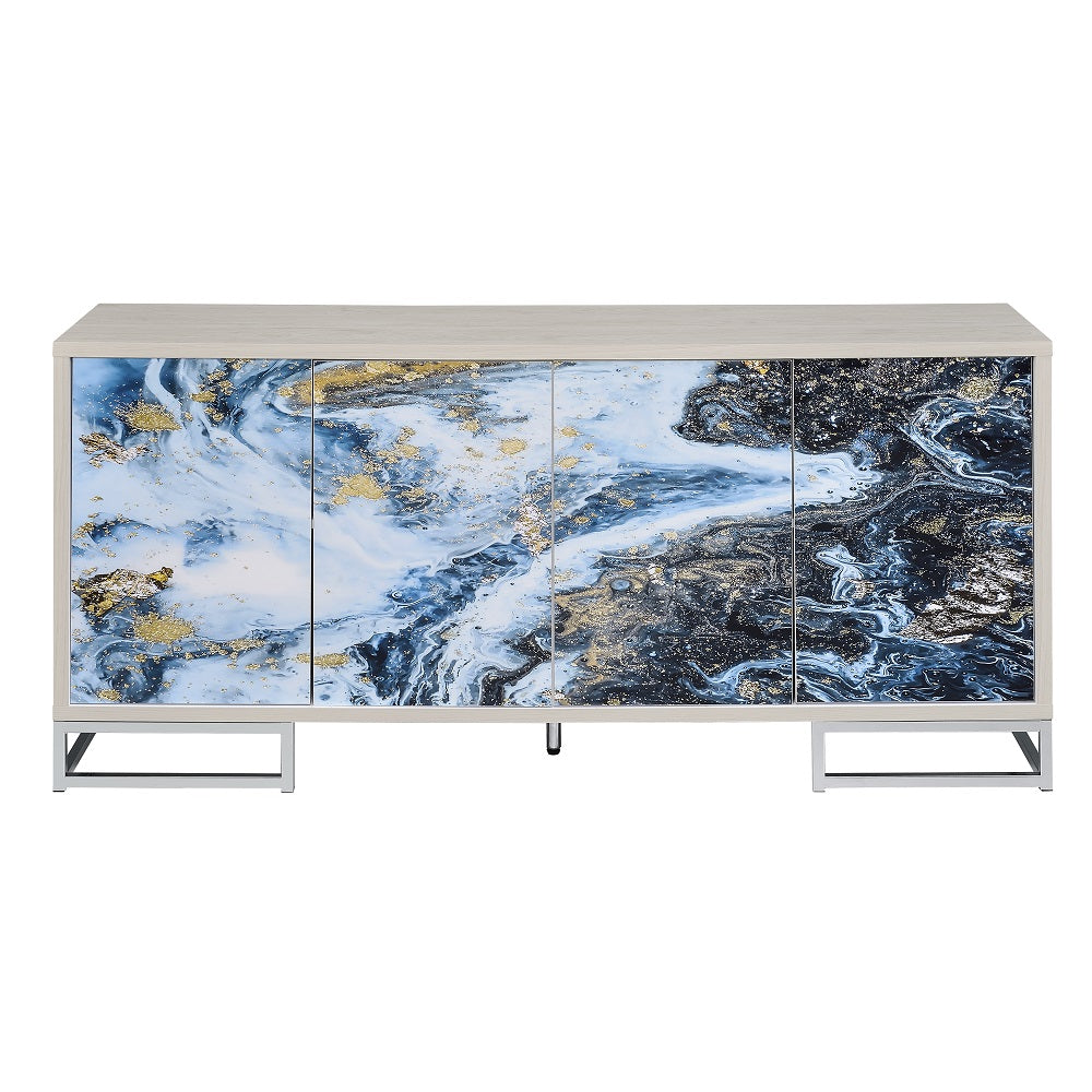 Panti Blue Console Cabinet - Ornate Home