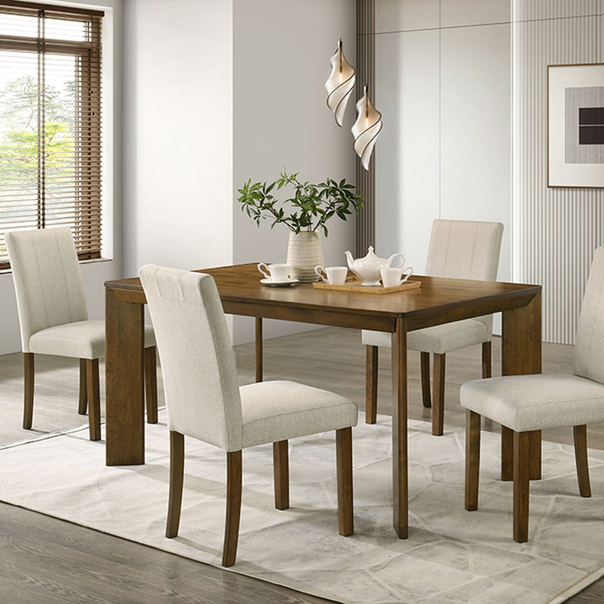 Paolino Antique Brown Dining Table - Ornate Home
