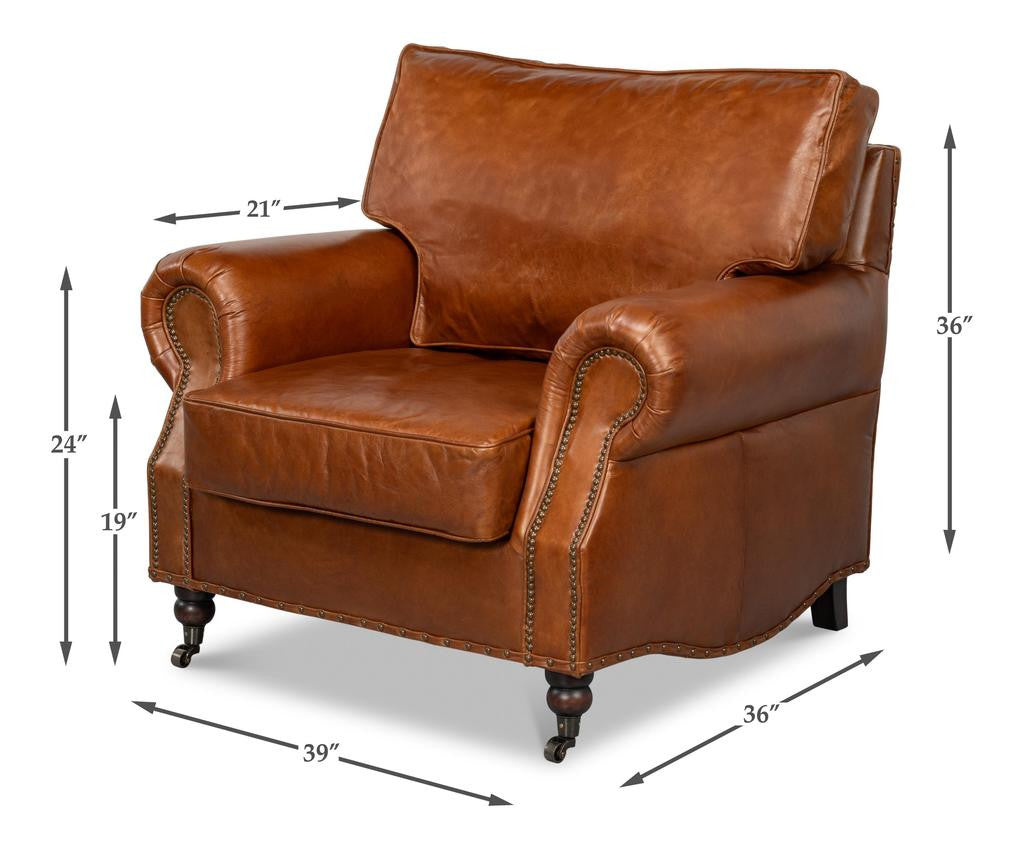 Papa's Brown Chair - Ornate Home