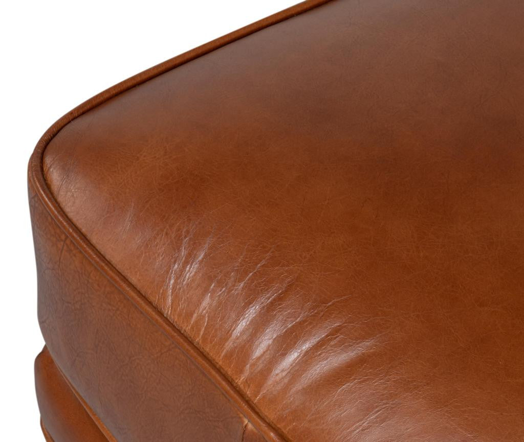 Papa's Brown Ottoman - Ornate Home