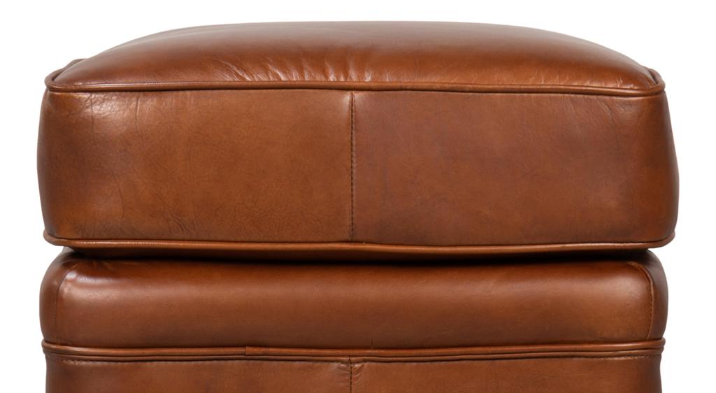 Papa's Brown Ottoman - Ornate Home