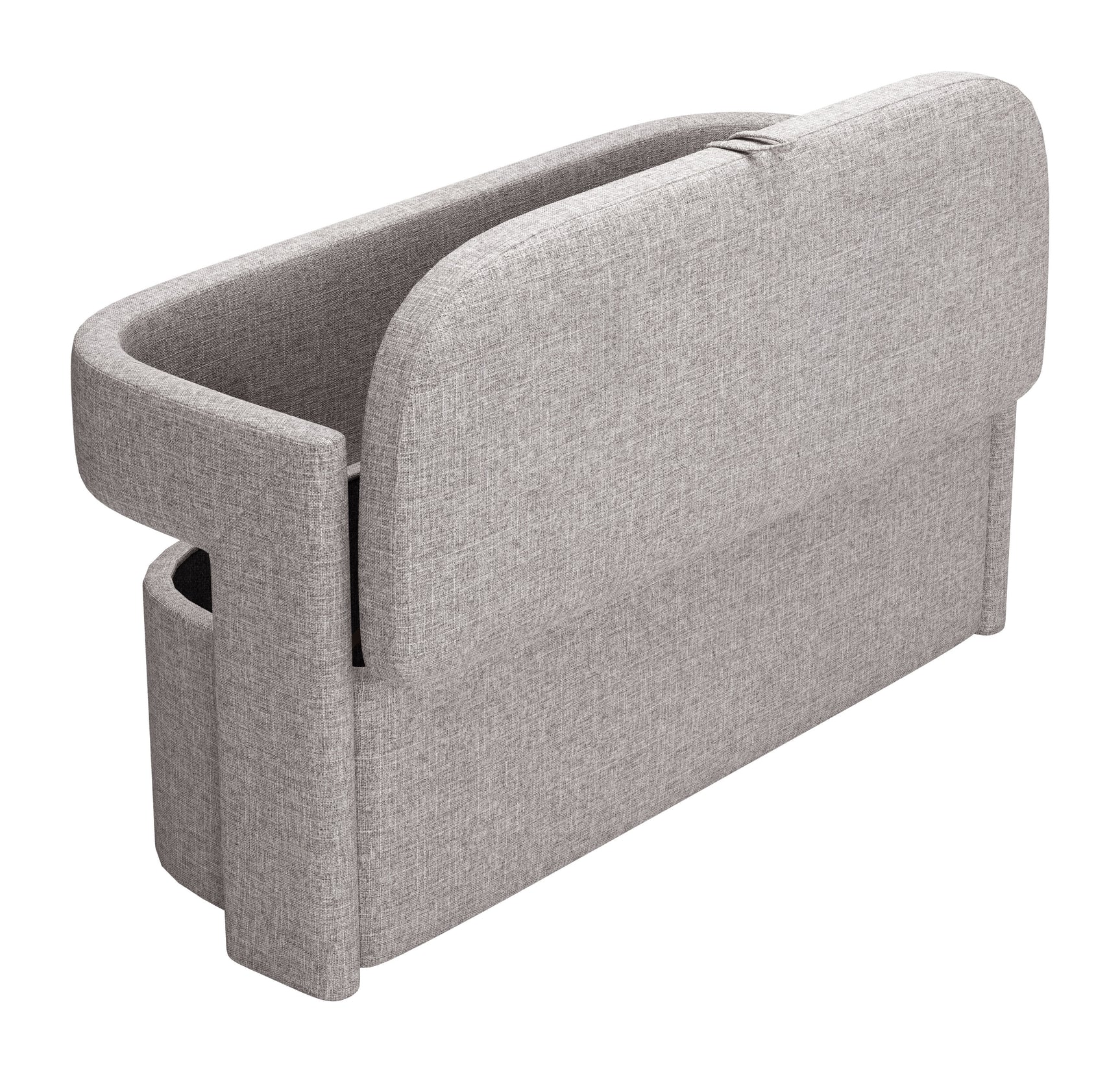 Papua Gray Storage Bench - Ornate Home