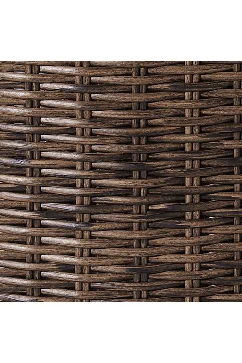 Paradise Trail Medium Brown Outdoor Fire Pit Table & Chair Set / 5pc - Ornate Home