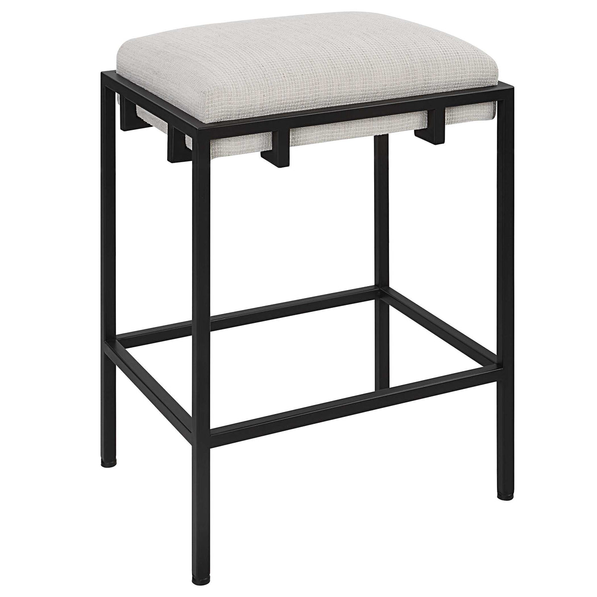 Paradox Black/White Counter Stool - Ornate Home