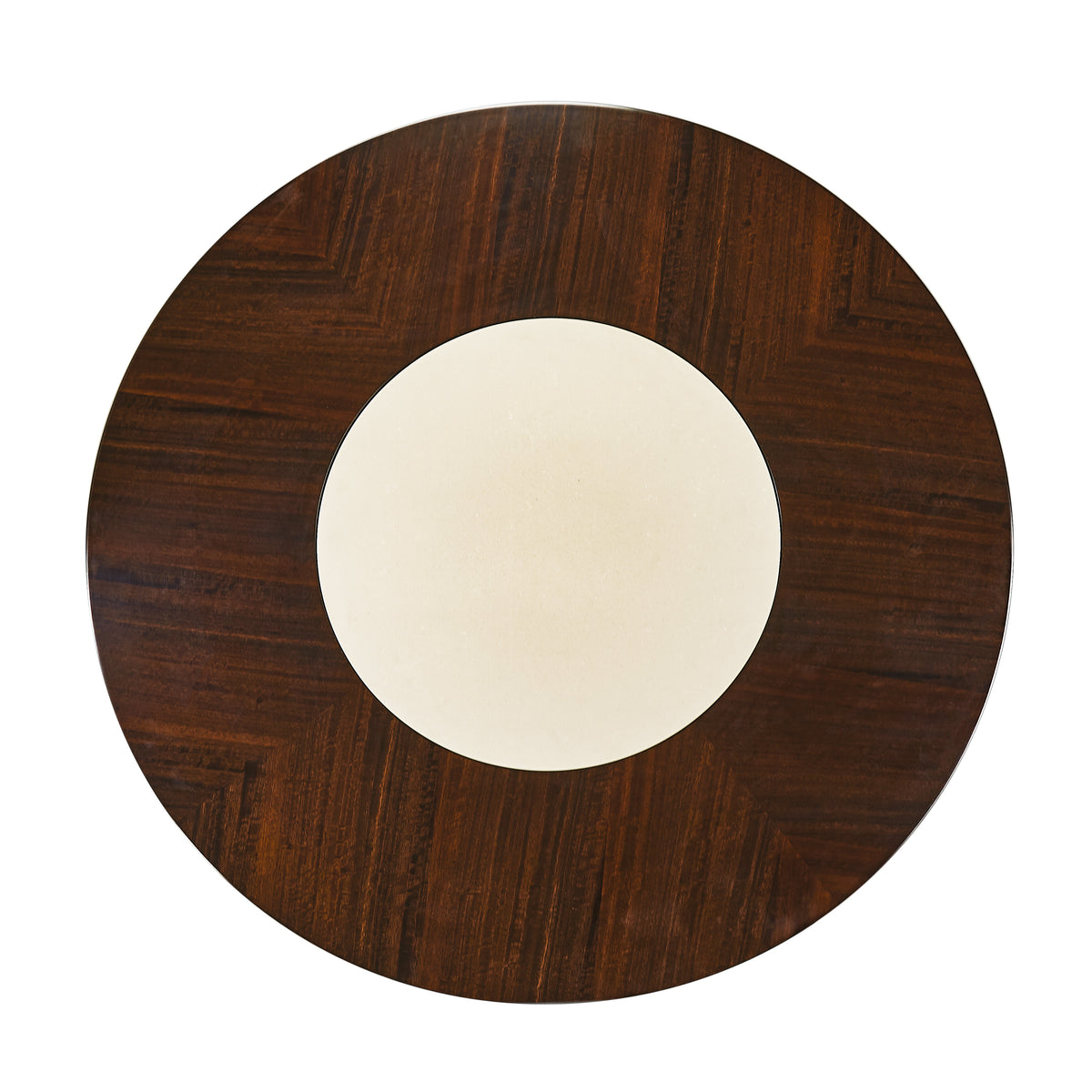 Paris Chic Espresso 48" Round Dining Table