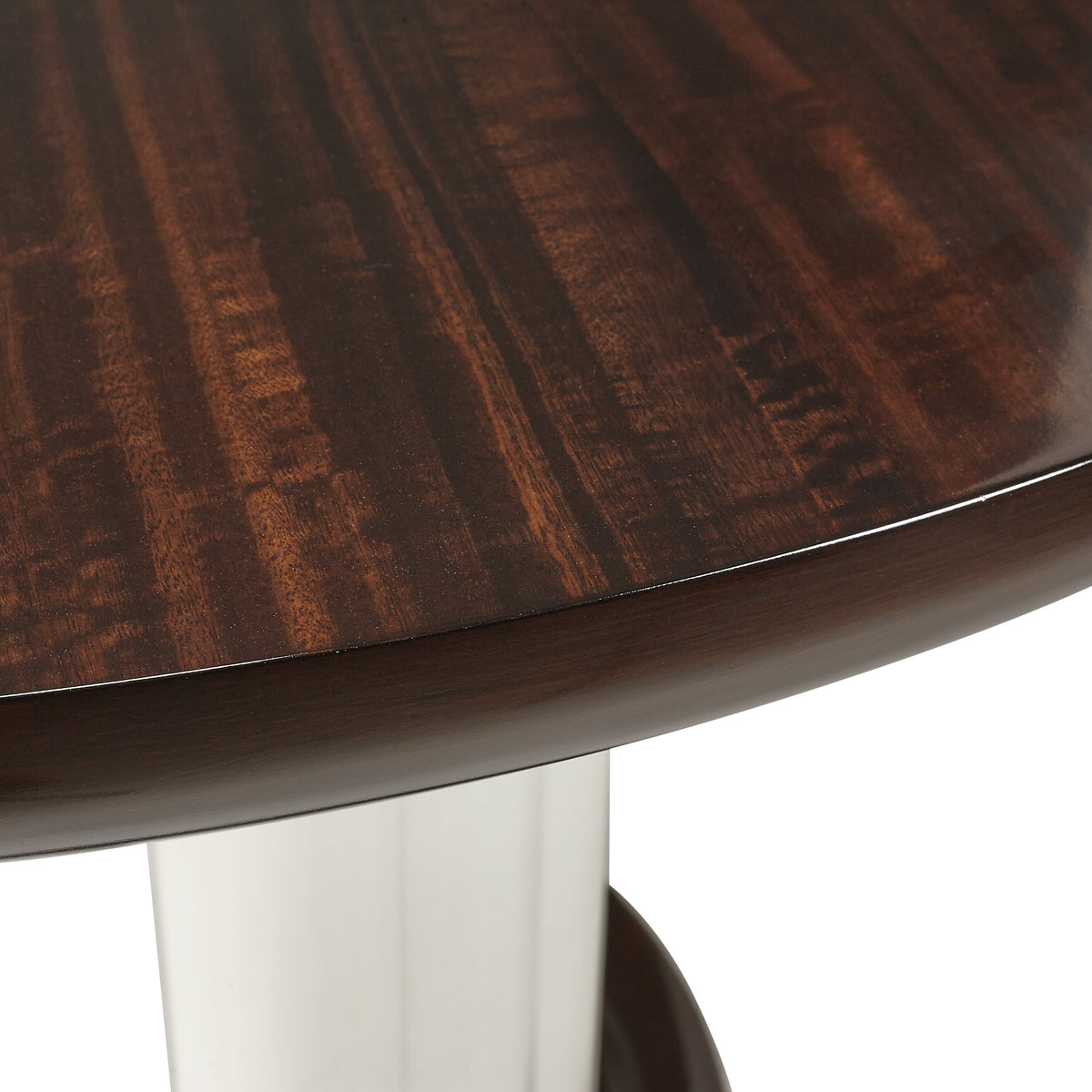 Paris Chic Espresso 48" Round Dining Table