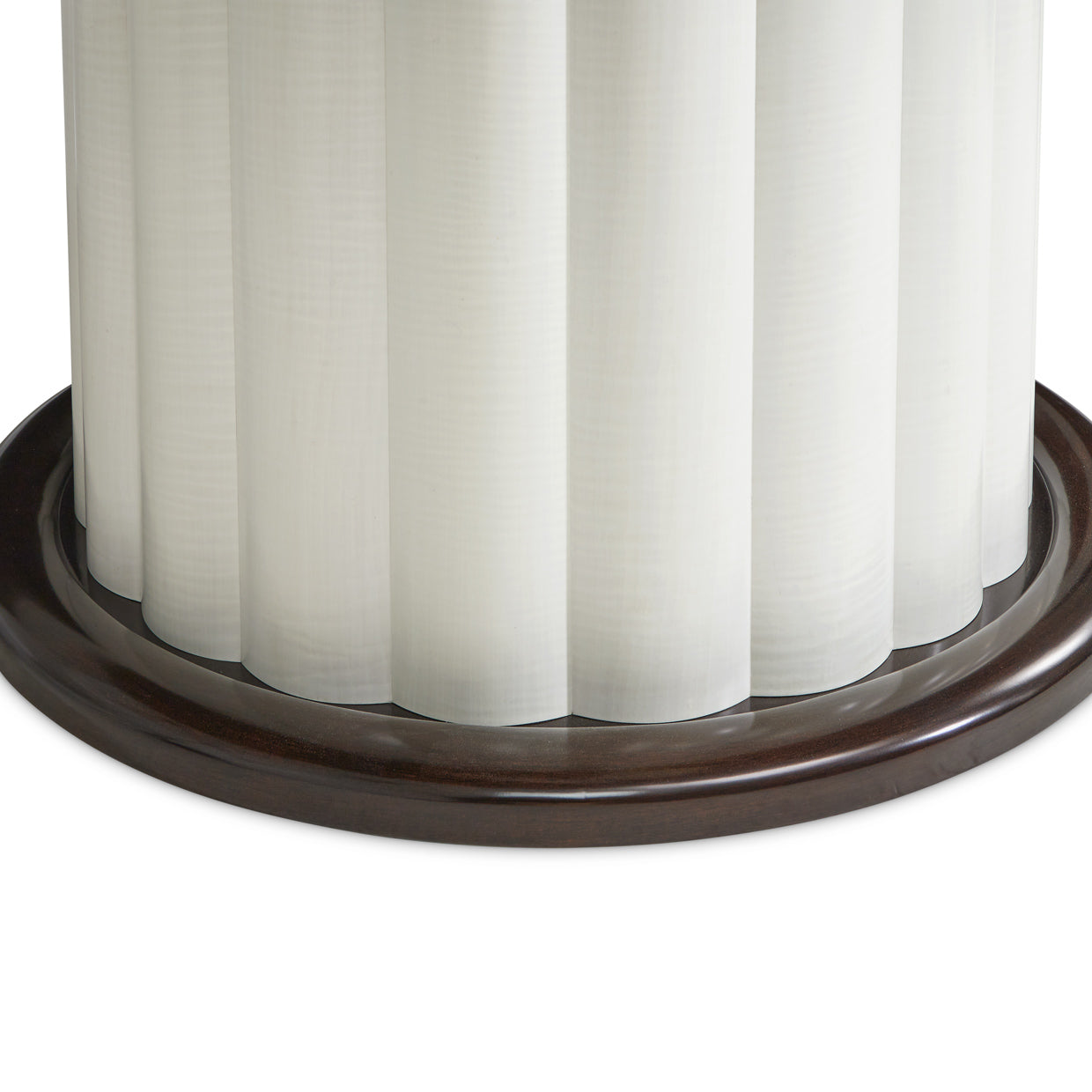 Paris Chic Espresso 60" Round Dining Table - Ornate Home