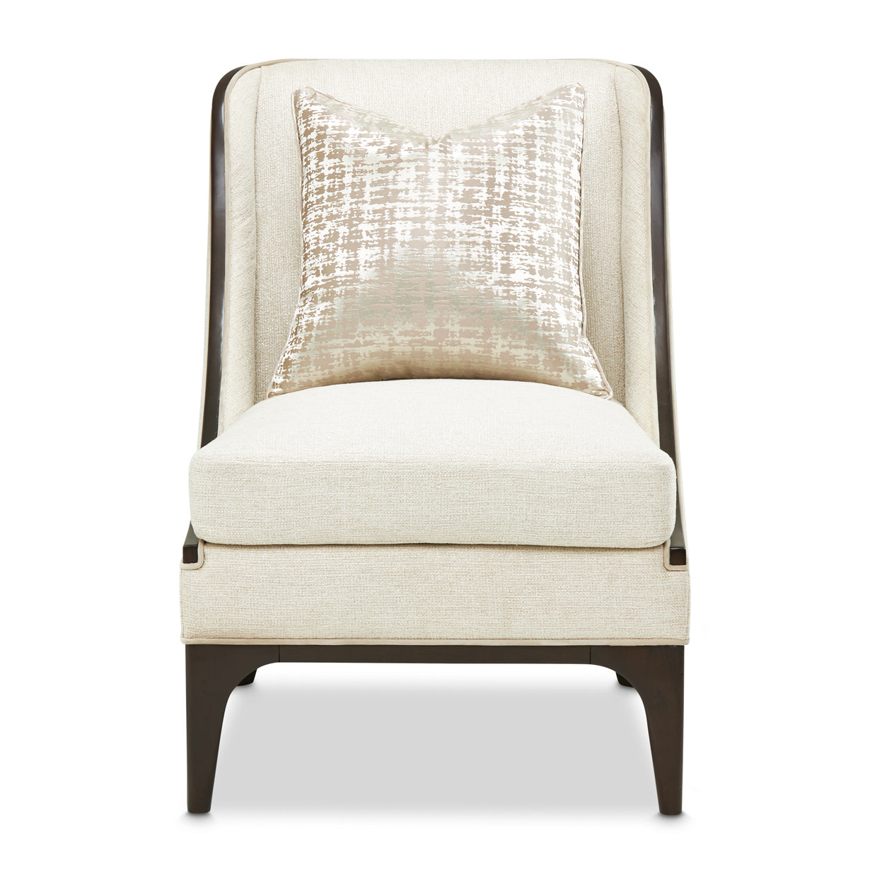 Paris Chic Espresso/Cremini Accent Chair - Ornate Home