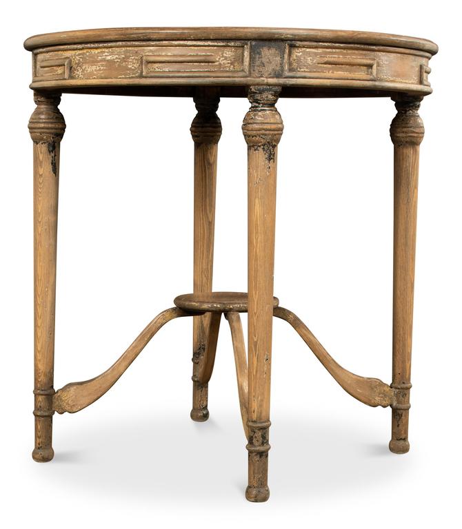 Parisian Salon Brown French Tea Table - Ornate Home