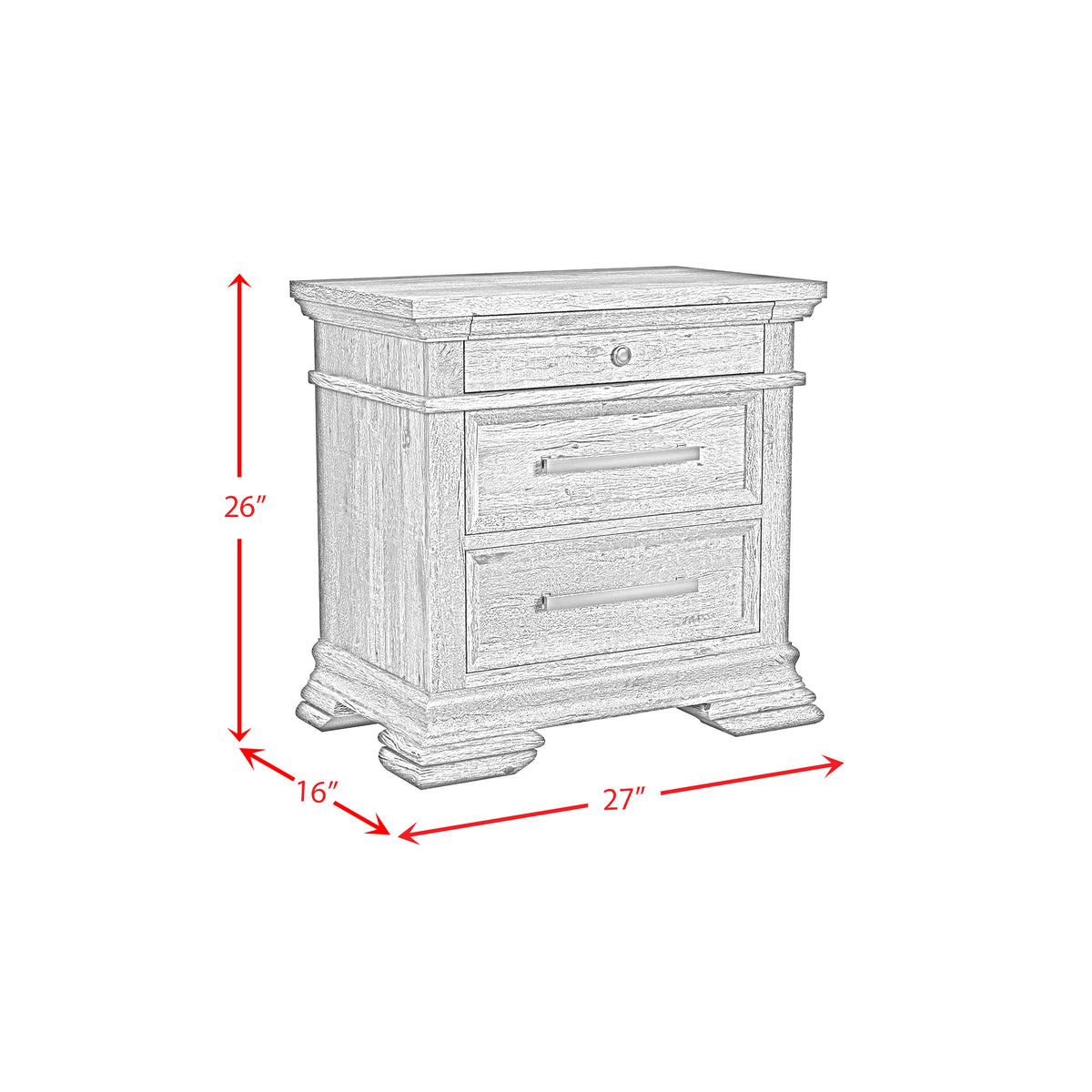 Park Ridge Charcoal 3-Piece Queen Panel Bedroom Set