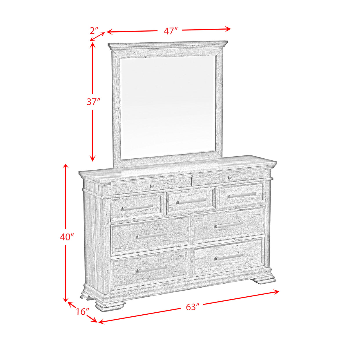Park Ridge Charcoal 5-Piece Queen Panel Bedroom Set - Ornate Home